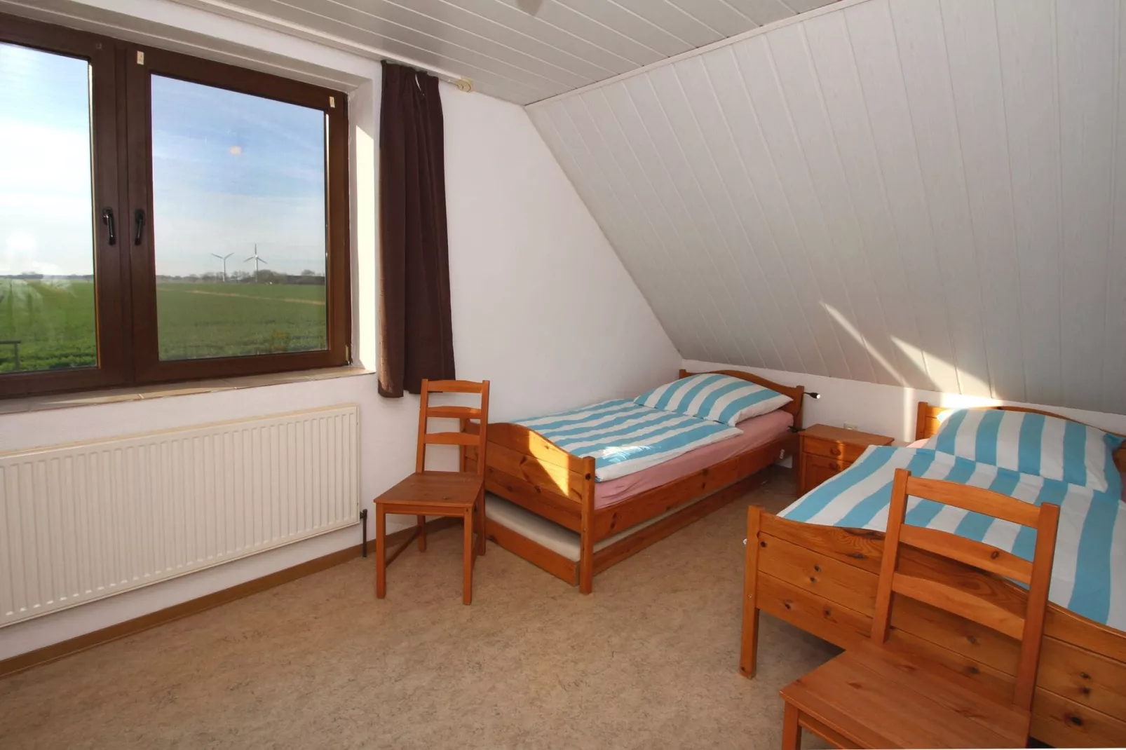Fewo Wattkieker - Wattseite-Slaapkamer