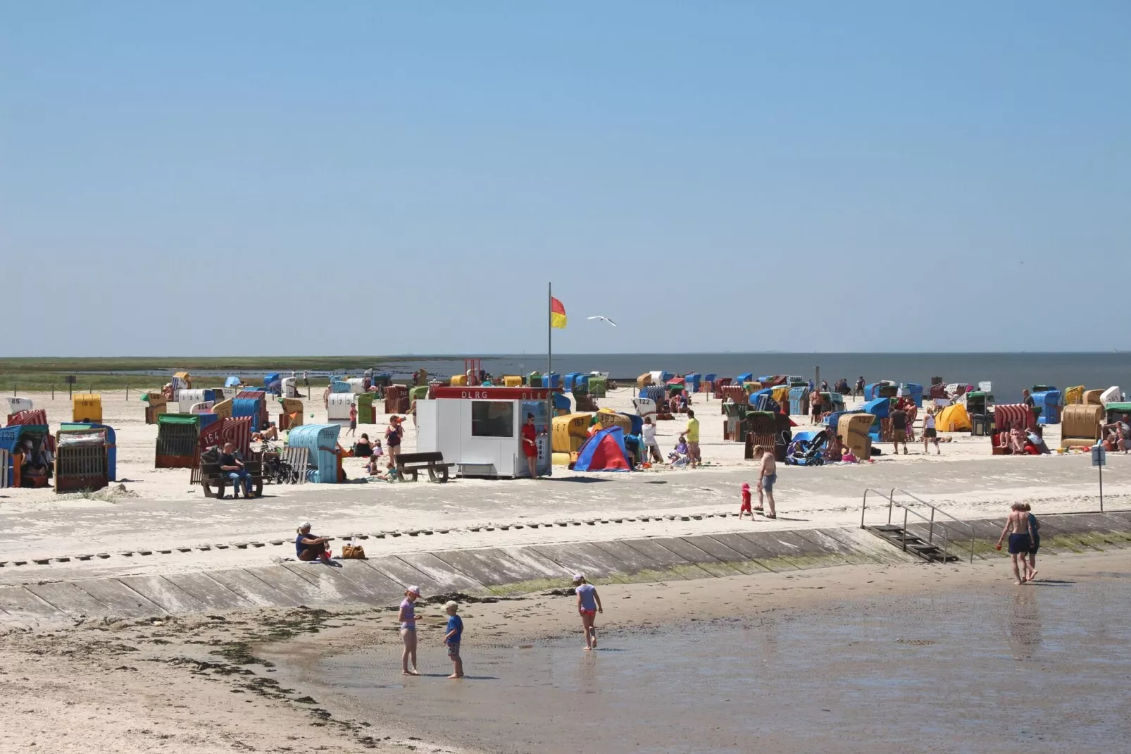 Fewo Wattkieker - Wattseite-Gebieden zomer 5km