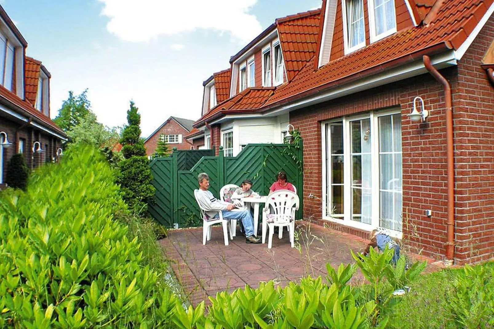 Reihenendhaus Susanne in Dornumersiel-Terrasbalkon