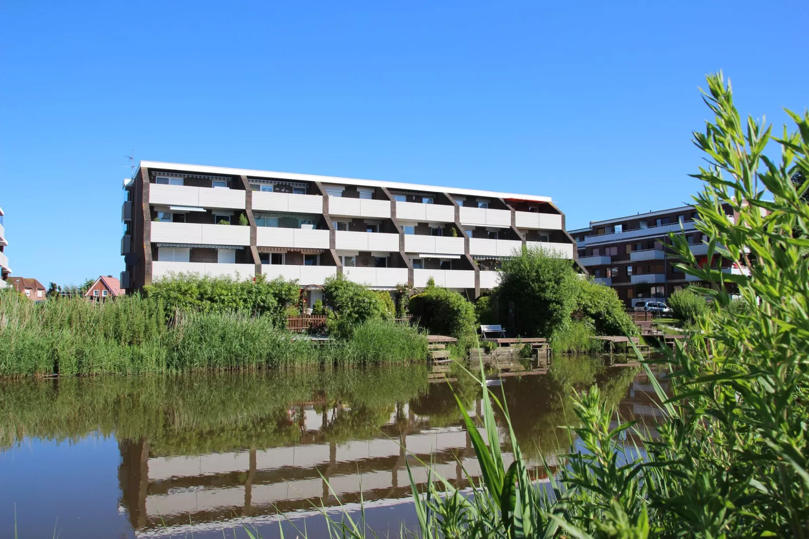 Ferienwohnung Dornumersiel-Buitenkant zomer