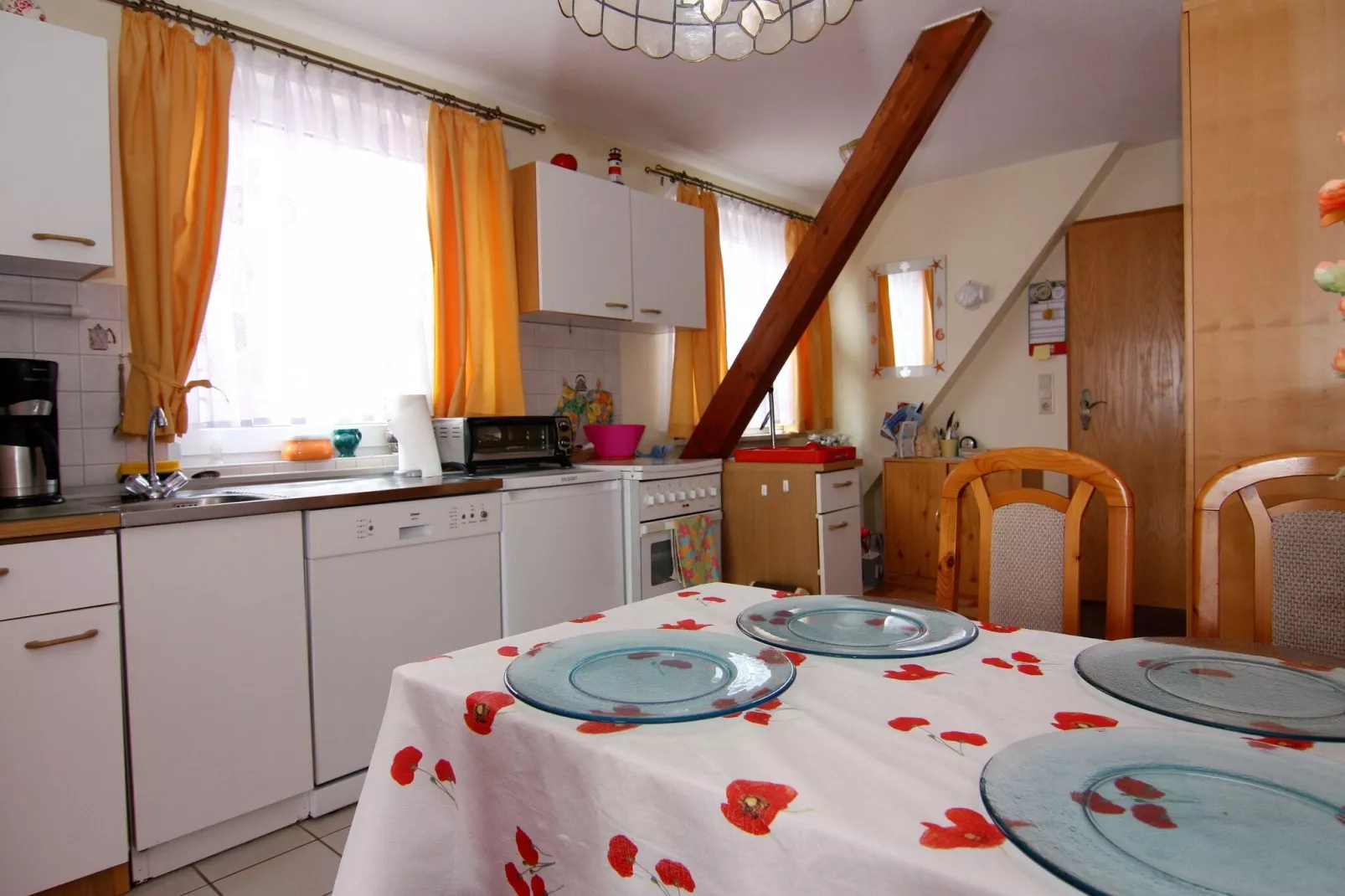 Apartments Stapel, Büsum-App.3 / 2 Raum App im OG, 40qm-Keuken