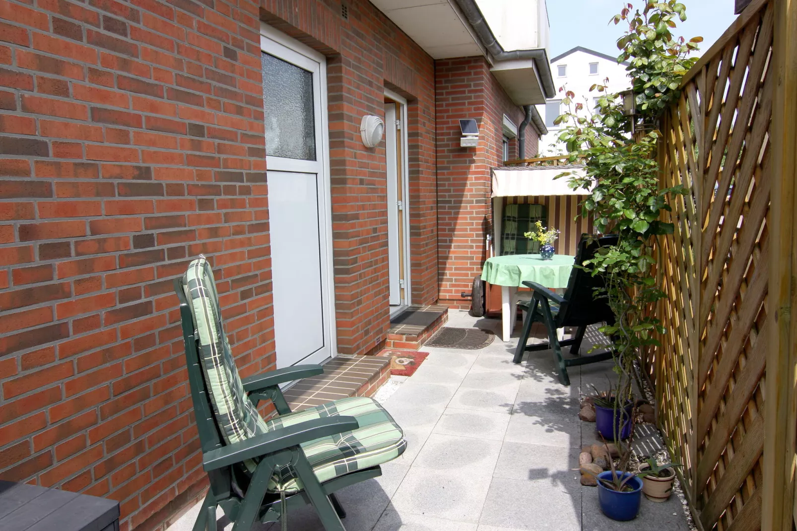 Apartments Stapel, Büsum-App. 2 / 2 Raum App im EG, 55-Terrasbalkon