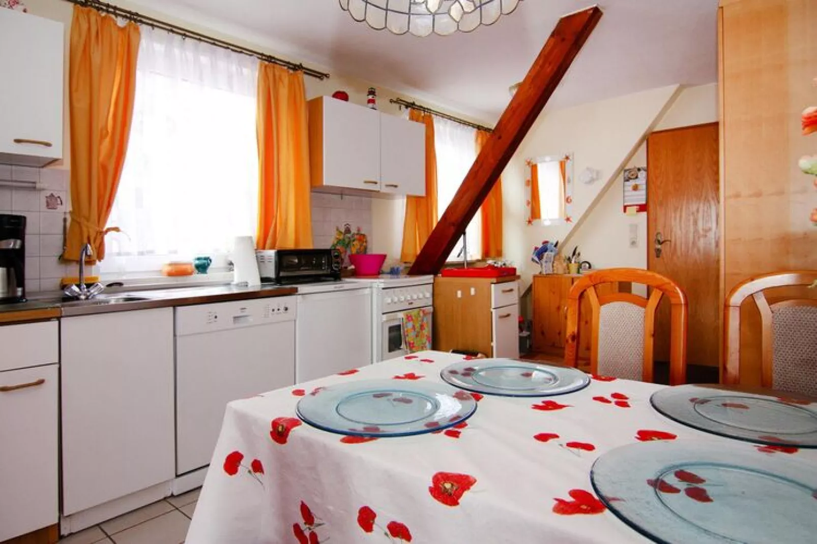 Apartments Stapel, Büsum-App.4 / 2 Raum App im OG, 42qm-Keuken