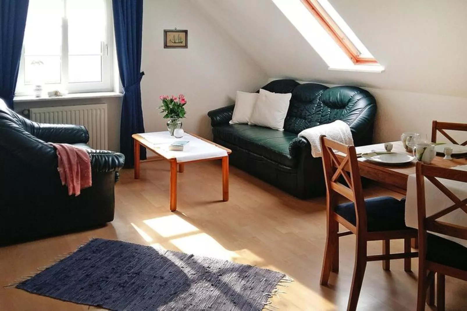 Ferienwohnung De ole Krabbenfischer Tönning-Woonkamer
