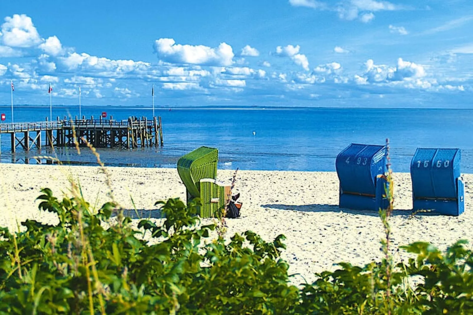 Doppelhaus in Oldsum auf Föhr-Haus 1-Gebieden zomer 5km
