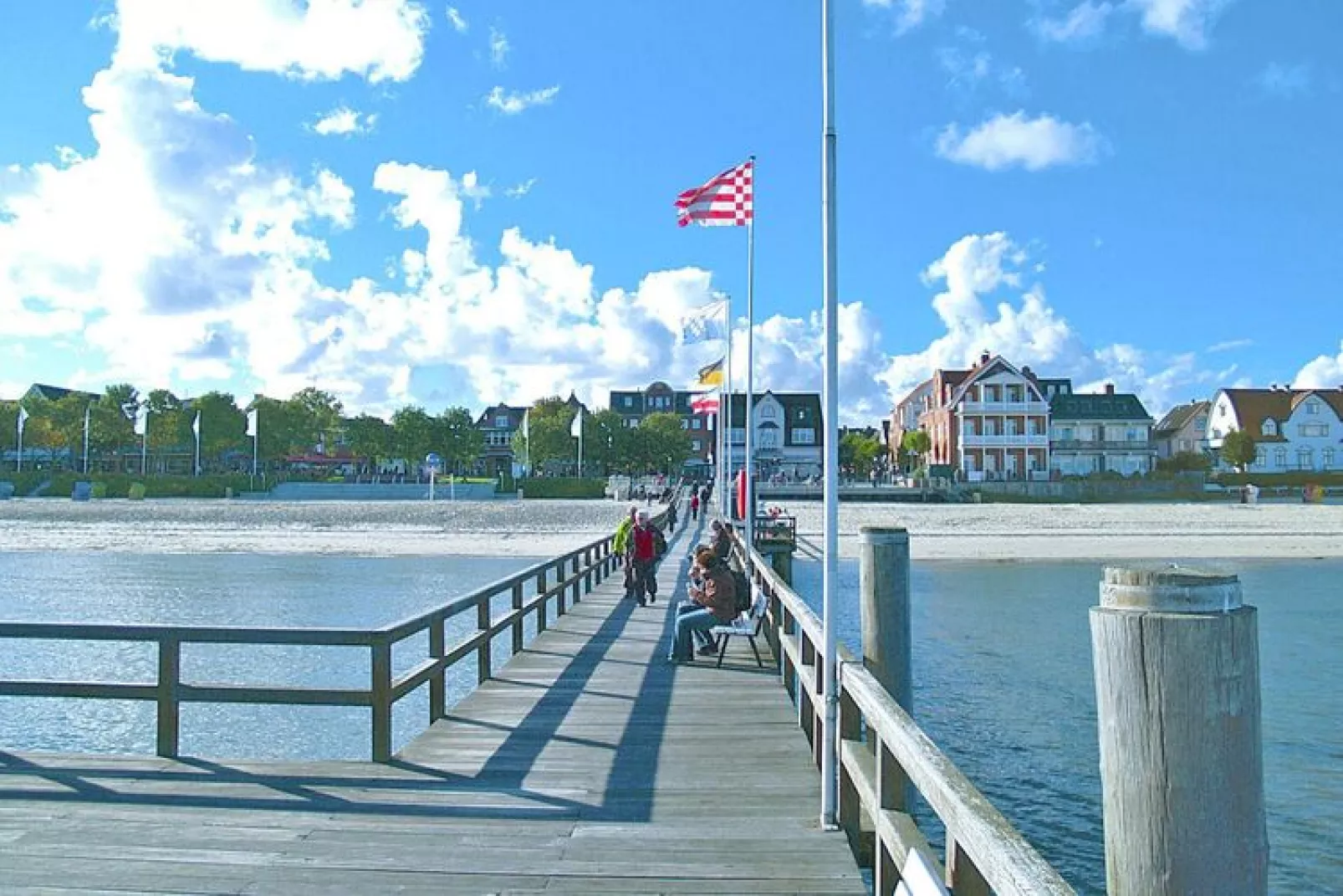 Ferienwohnung in Wyk auf Föhr - La Mer Wohnung 1-Zwembad