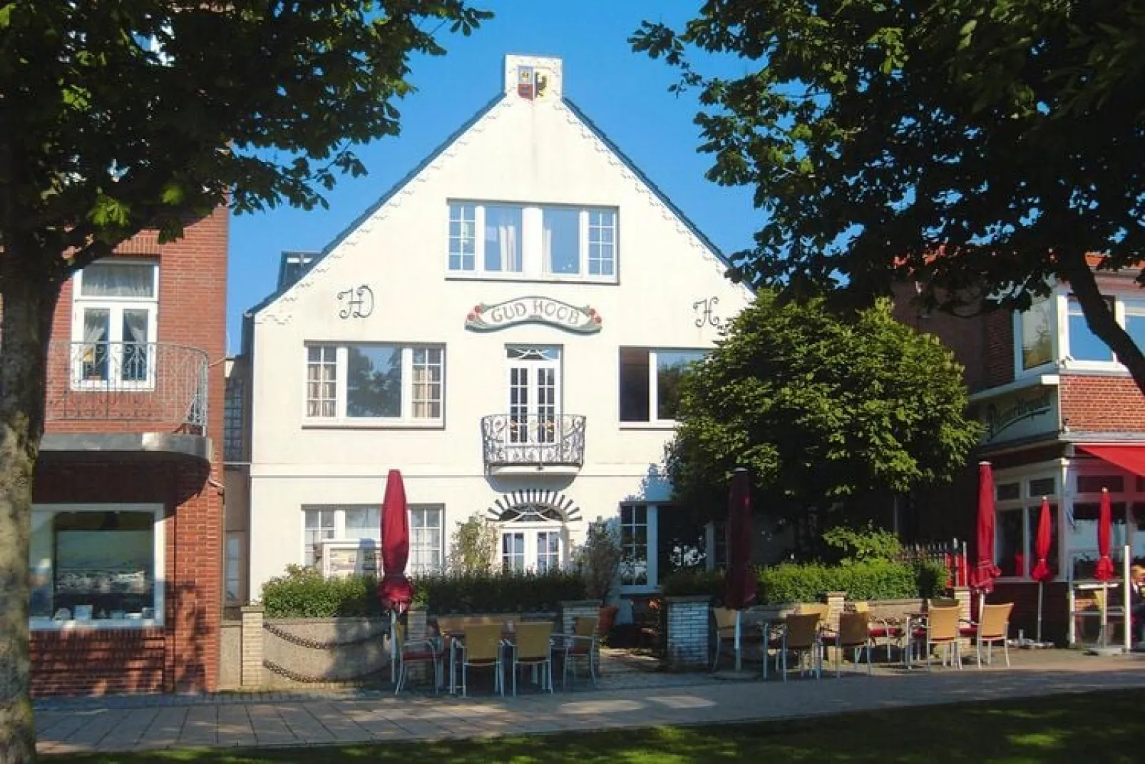 Ferienwohnung in Wyk auf Föhr-Wohnung 2-Buitenkant zomer