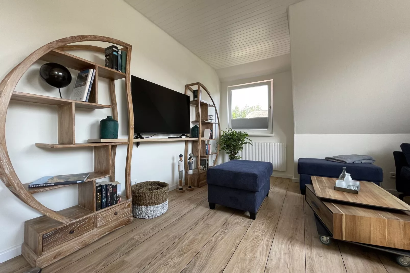 Ferienwohnung in Wyk Boldixum Whg 4 - 3 Erw 1 Kind-Woonkamer