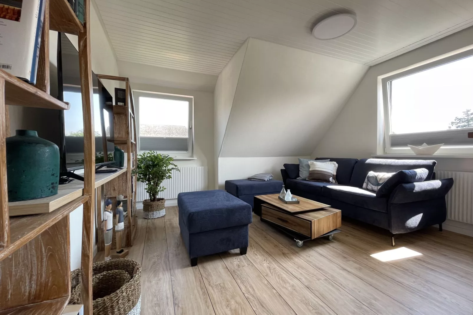 Ferienwohnung in Wyk Boldixum Whg 4 - 3 Erw 1 Kind-Woonkamer