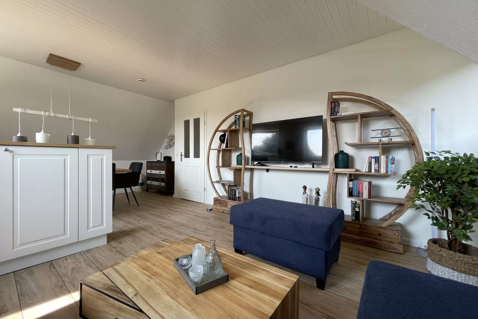 Ferienwohnung in Wyk Boldixum Whg 4 - 3 Erw 1 Kind-Woonkamer