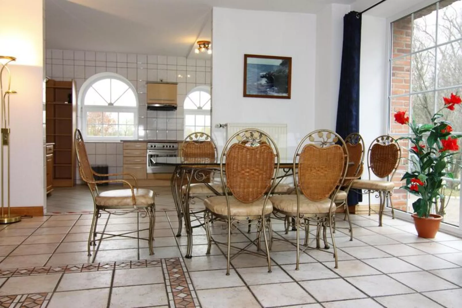 4-Raum-App DUWanne G-WC110 qm 7 Pers-Woonkamer
