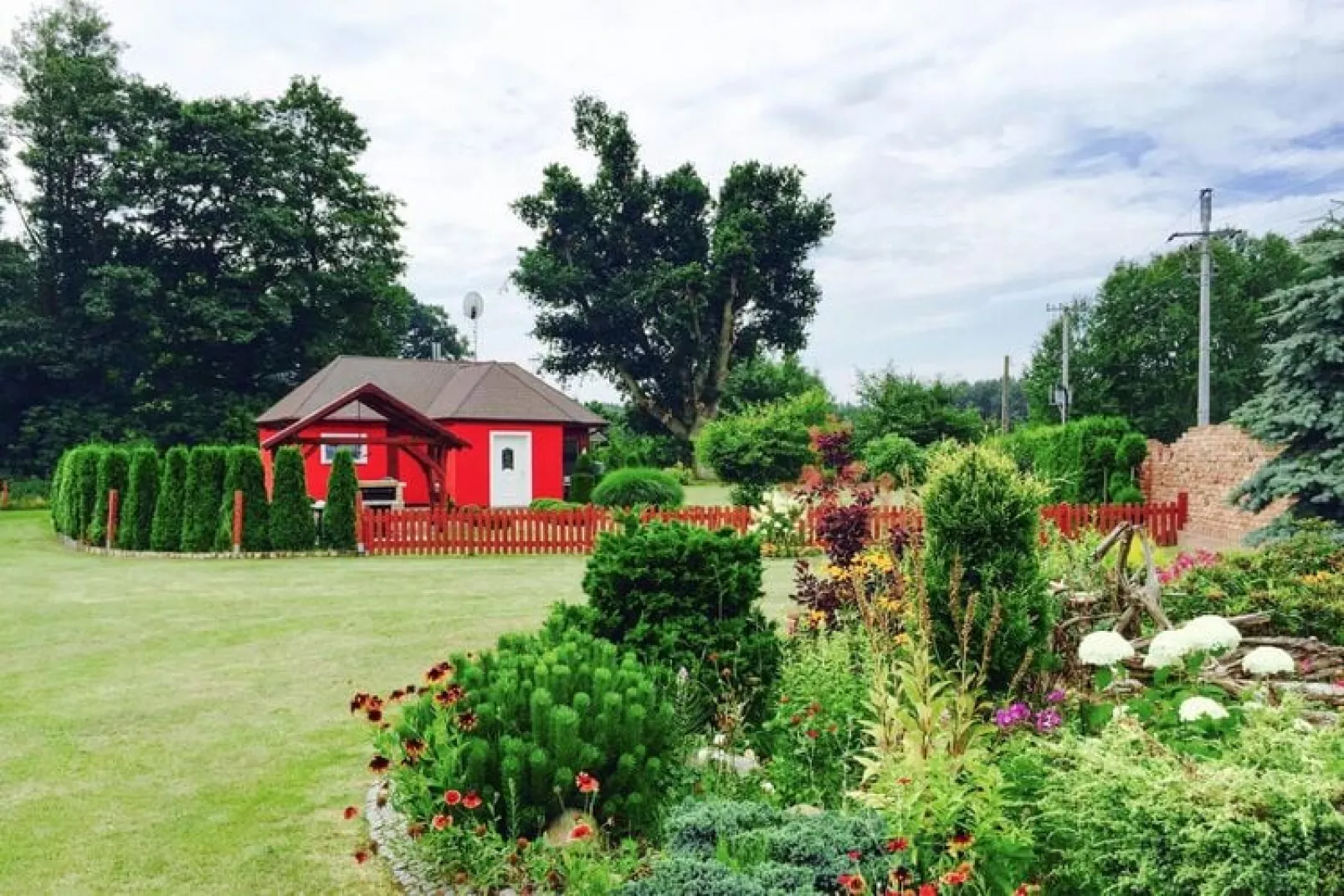 Holiday home Nowe Warpno Chick-Buitenkant zomer