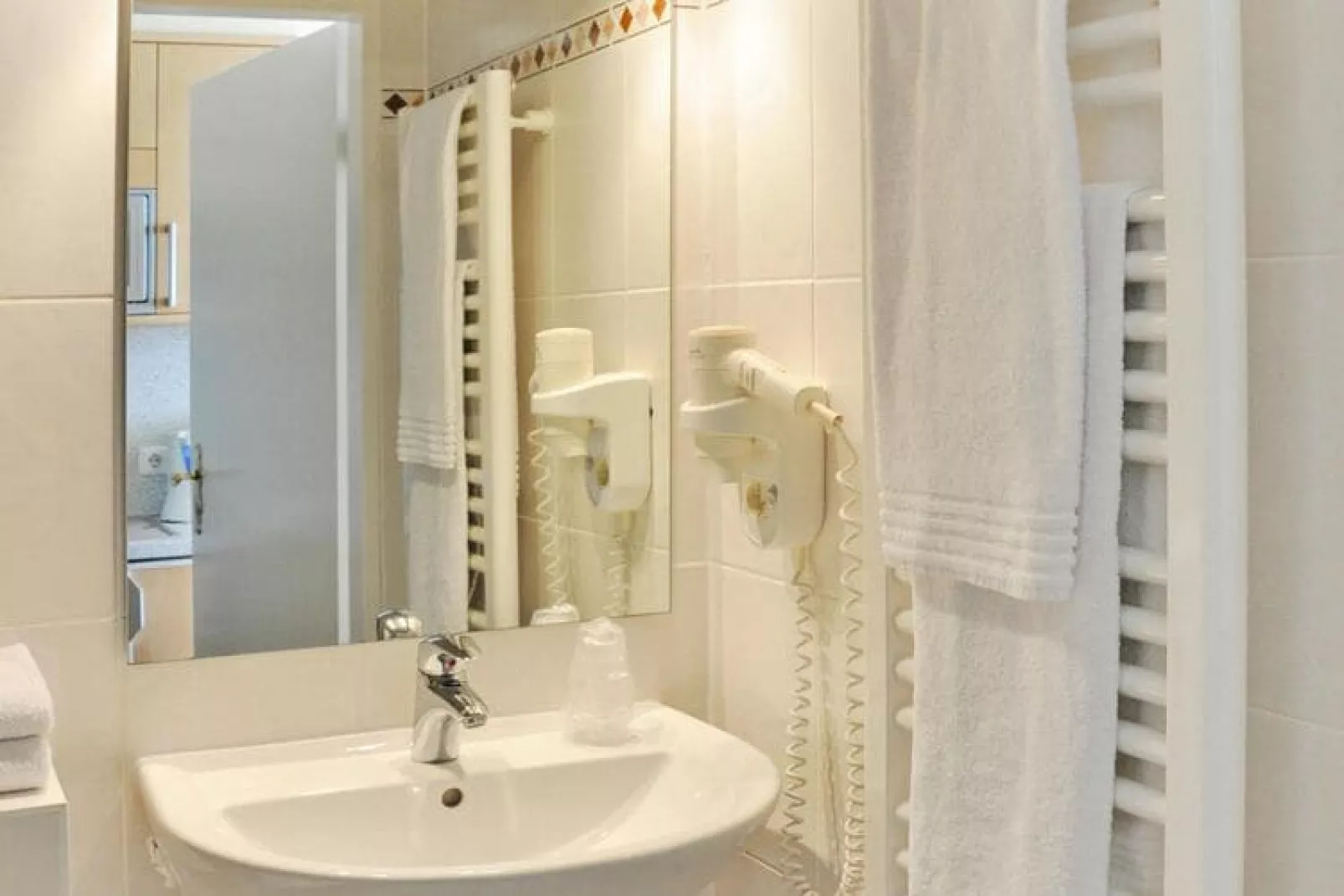 1-Zimmer-Apartement "Am Park"-Badkamer
