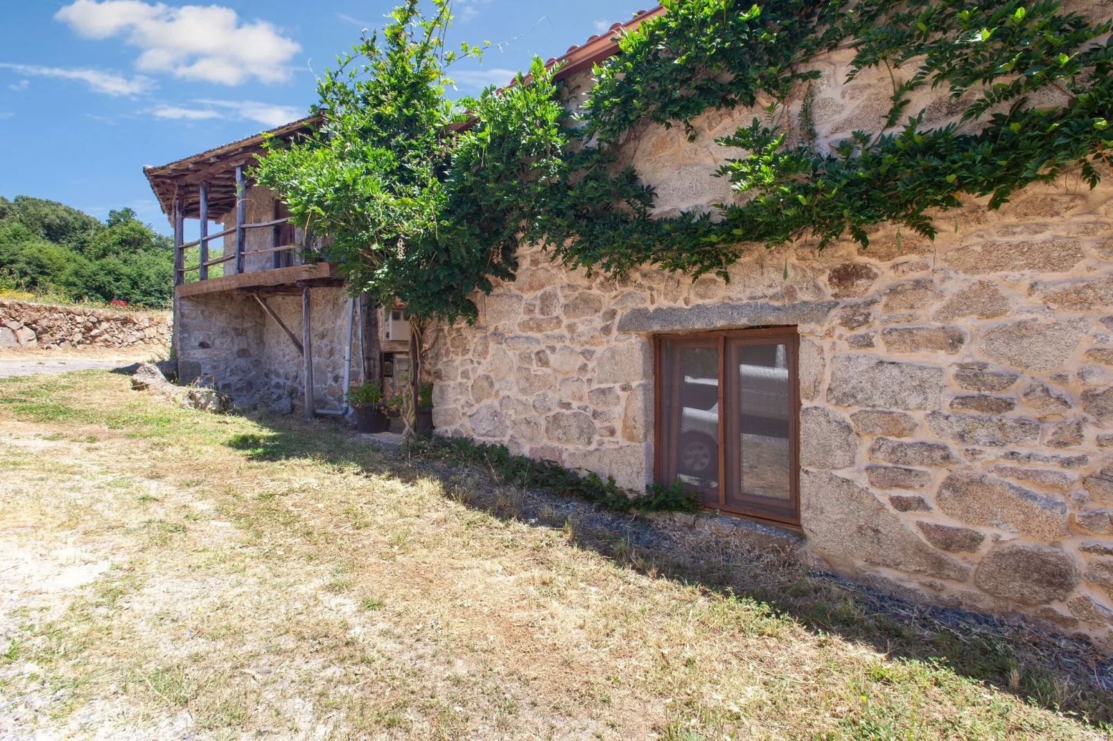 La Casita Ribeira Sacra-Buitenkant zomer