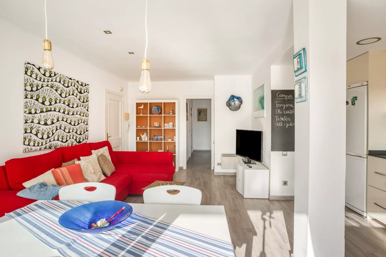 S´Agaró Beach Apartment-Woonkamer