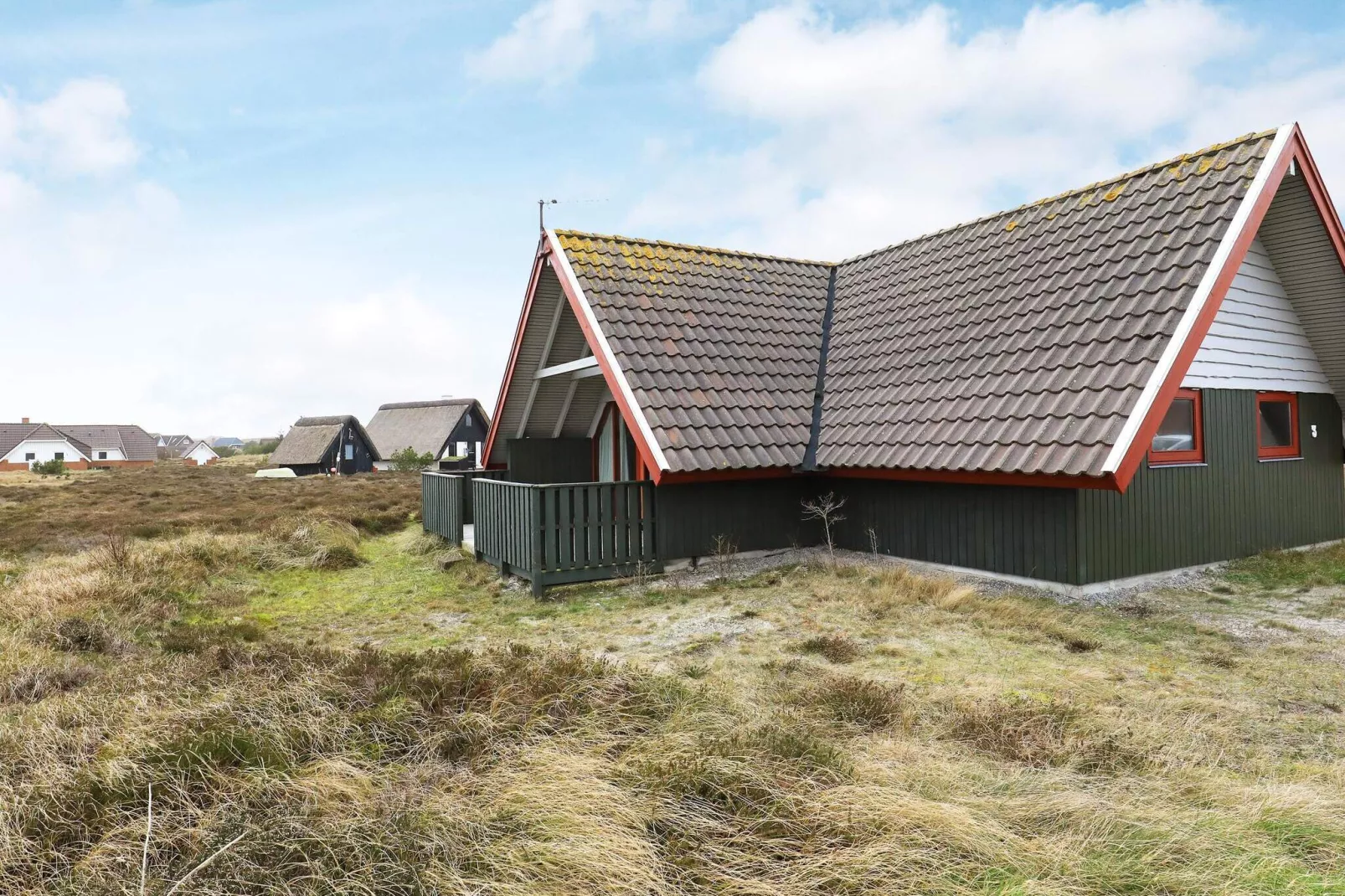 Sereen kusttoevluchtsoord in Haurvig-By Traum-Uitzicht
