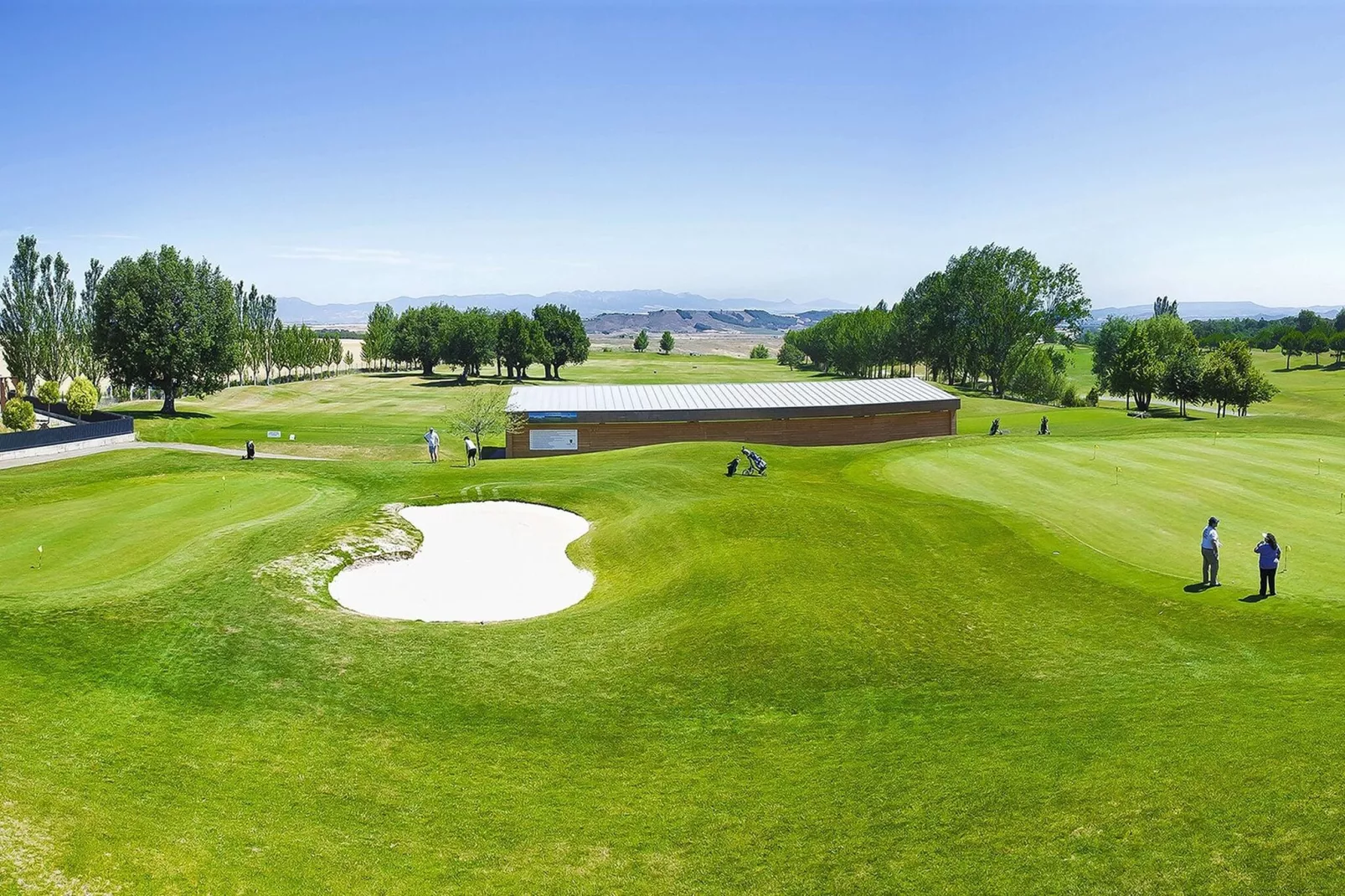 Cirueña Campo de Golf-Gebieden zomer 1km