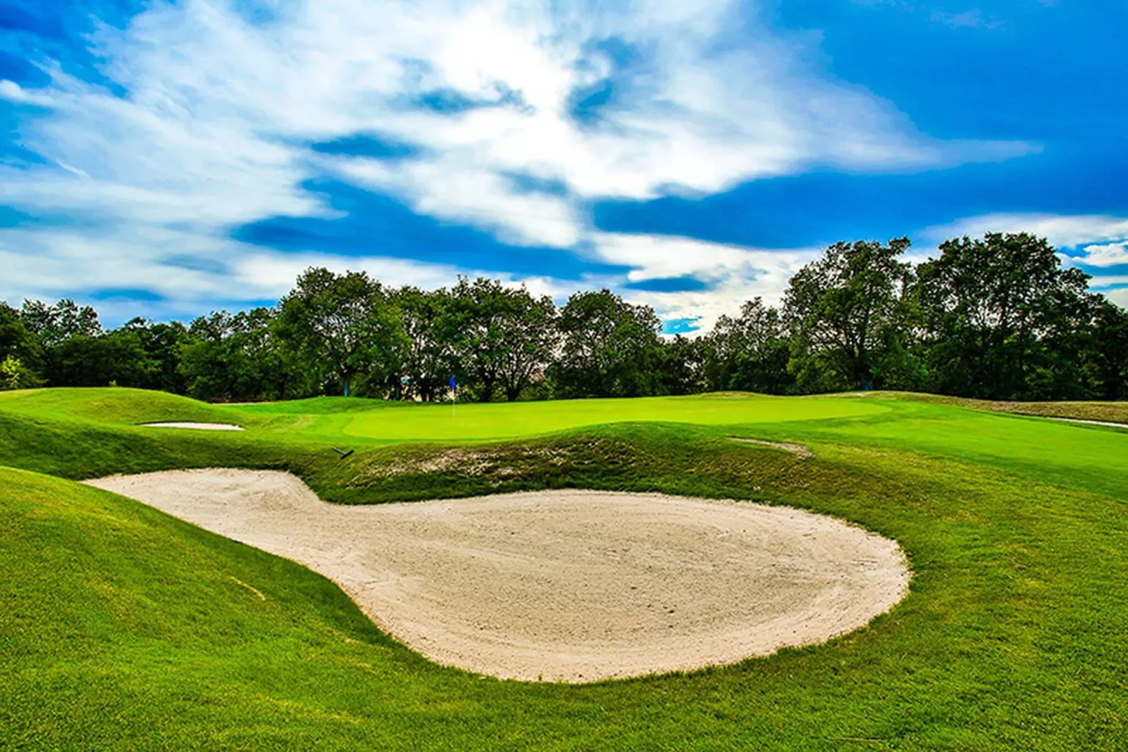 Cirueña Campo de Golf-Gebieden zomer 1km