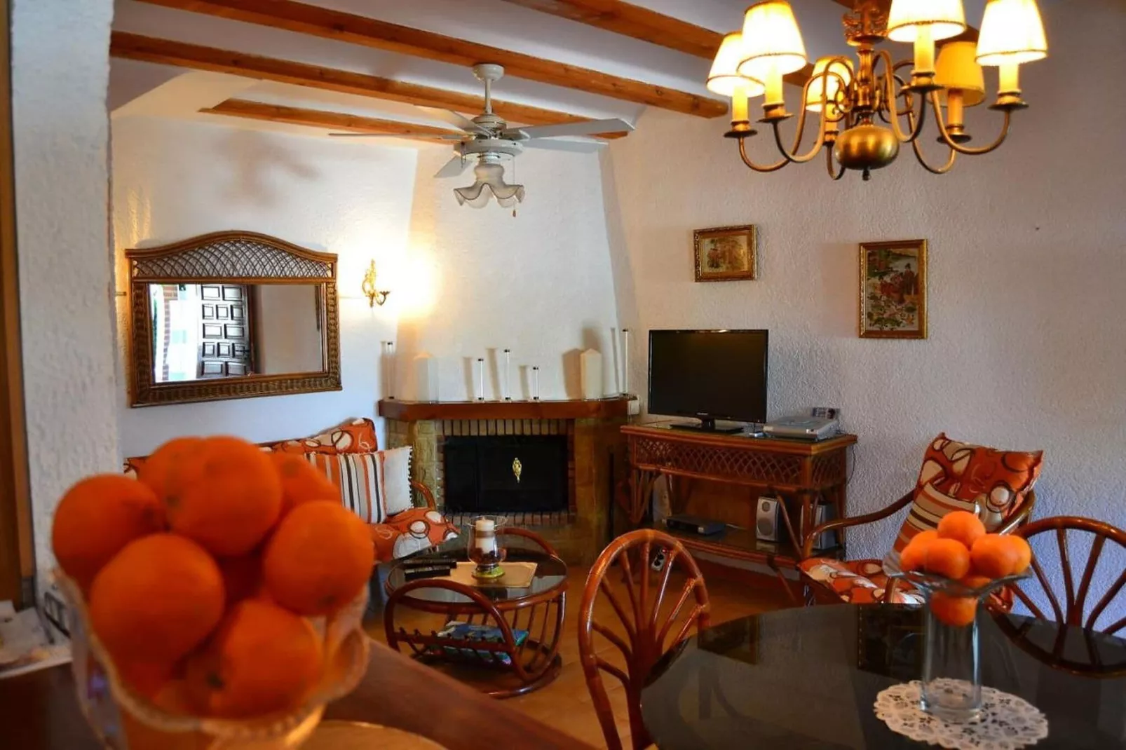 Villa Mimosa-Woonkamer
