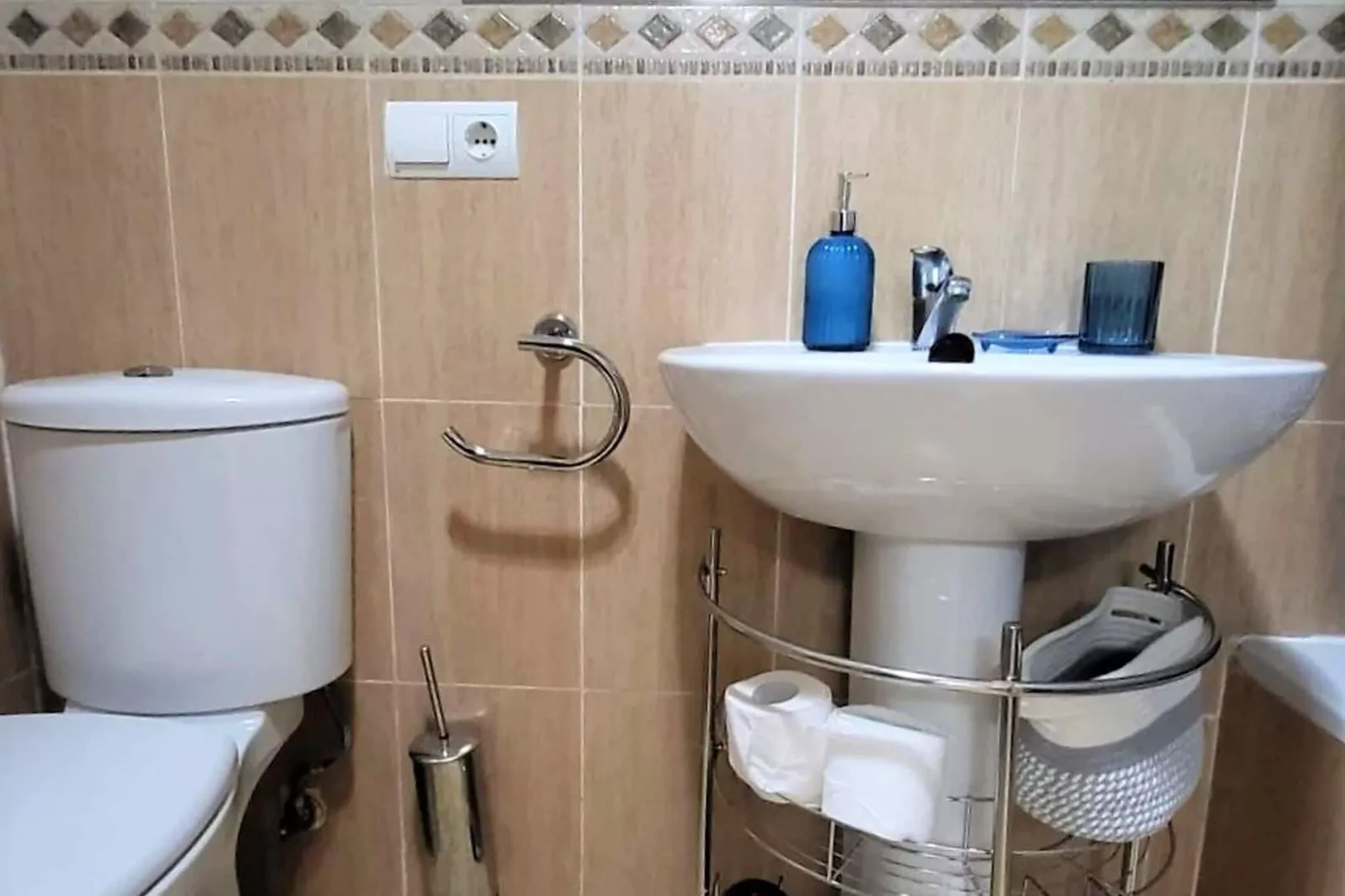 Ático con piscina privada-Badkamer