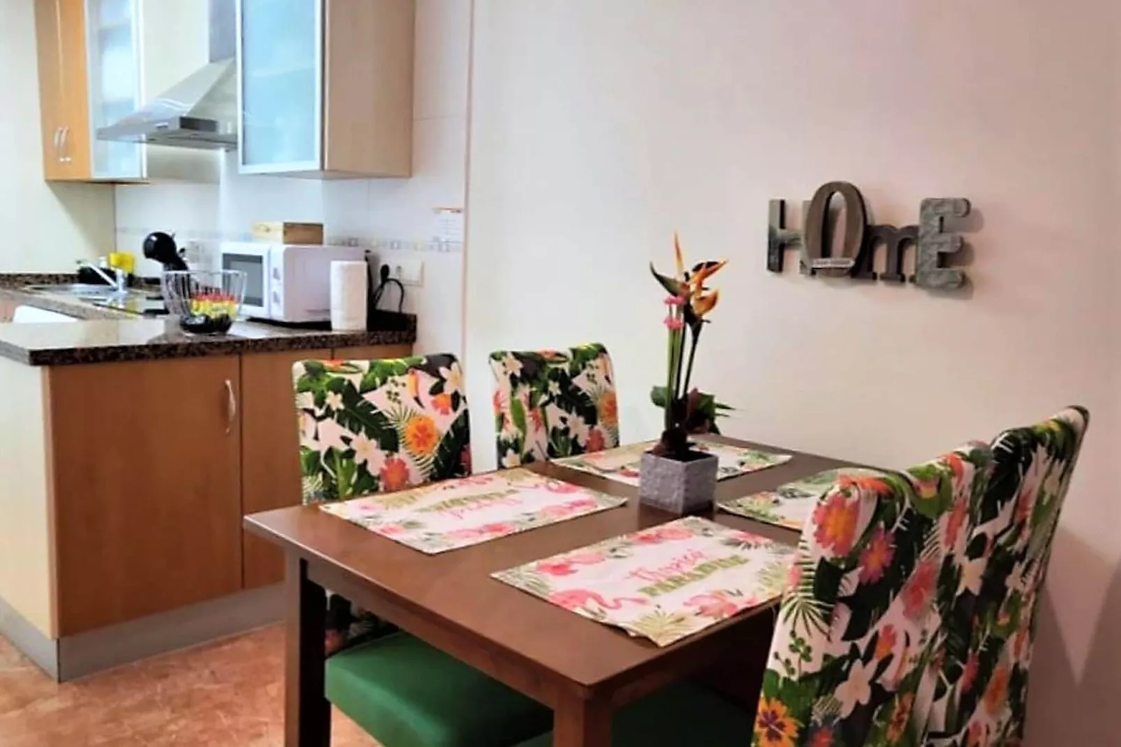 Apartamento 1º con terraza-Keuken