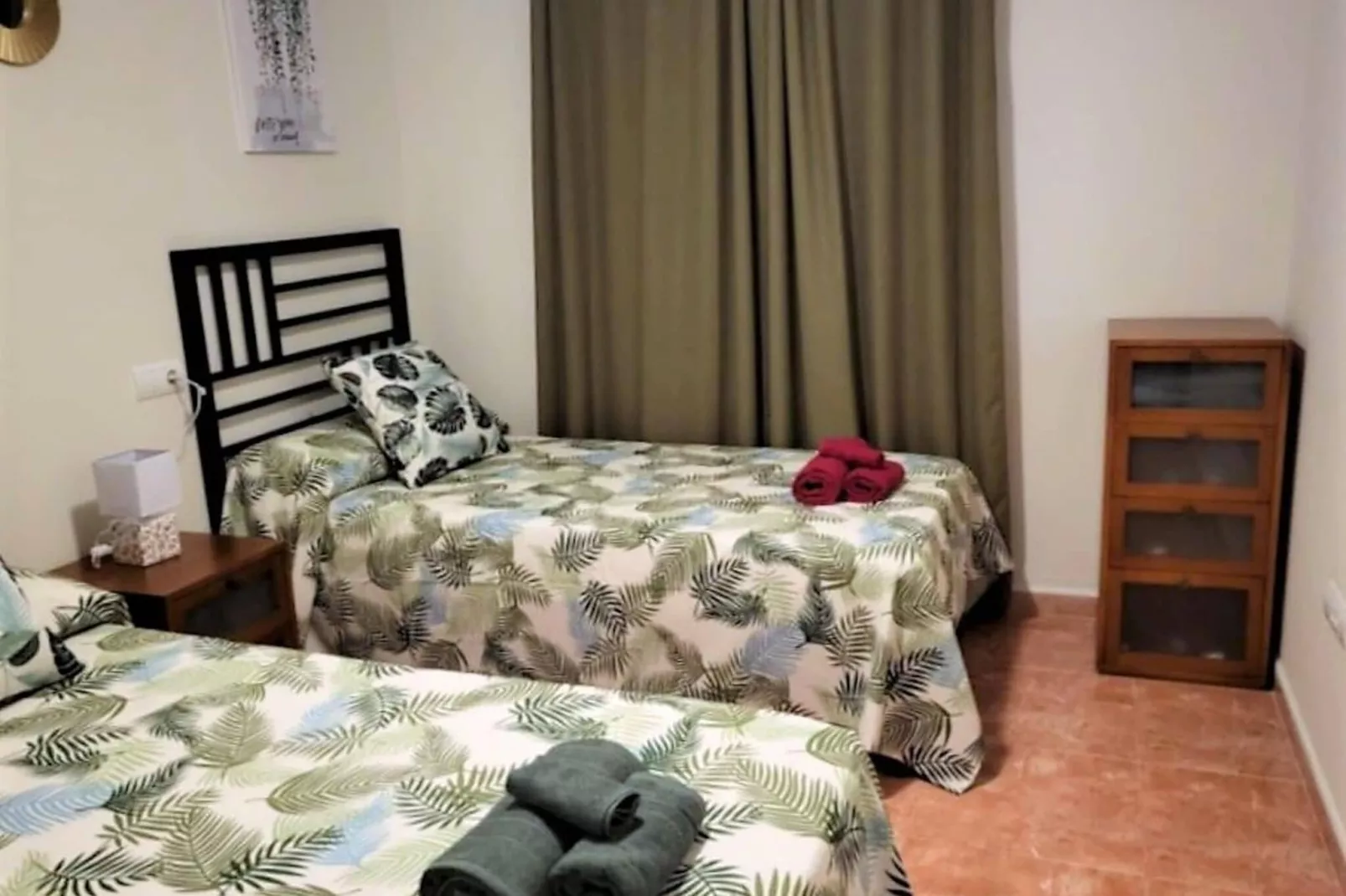 Apartamento 1º con terraza-Slaapkamer