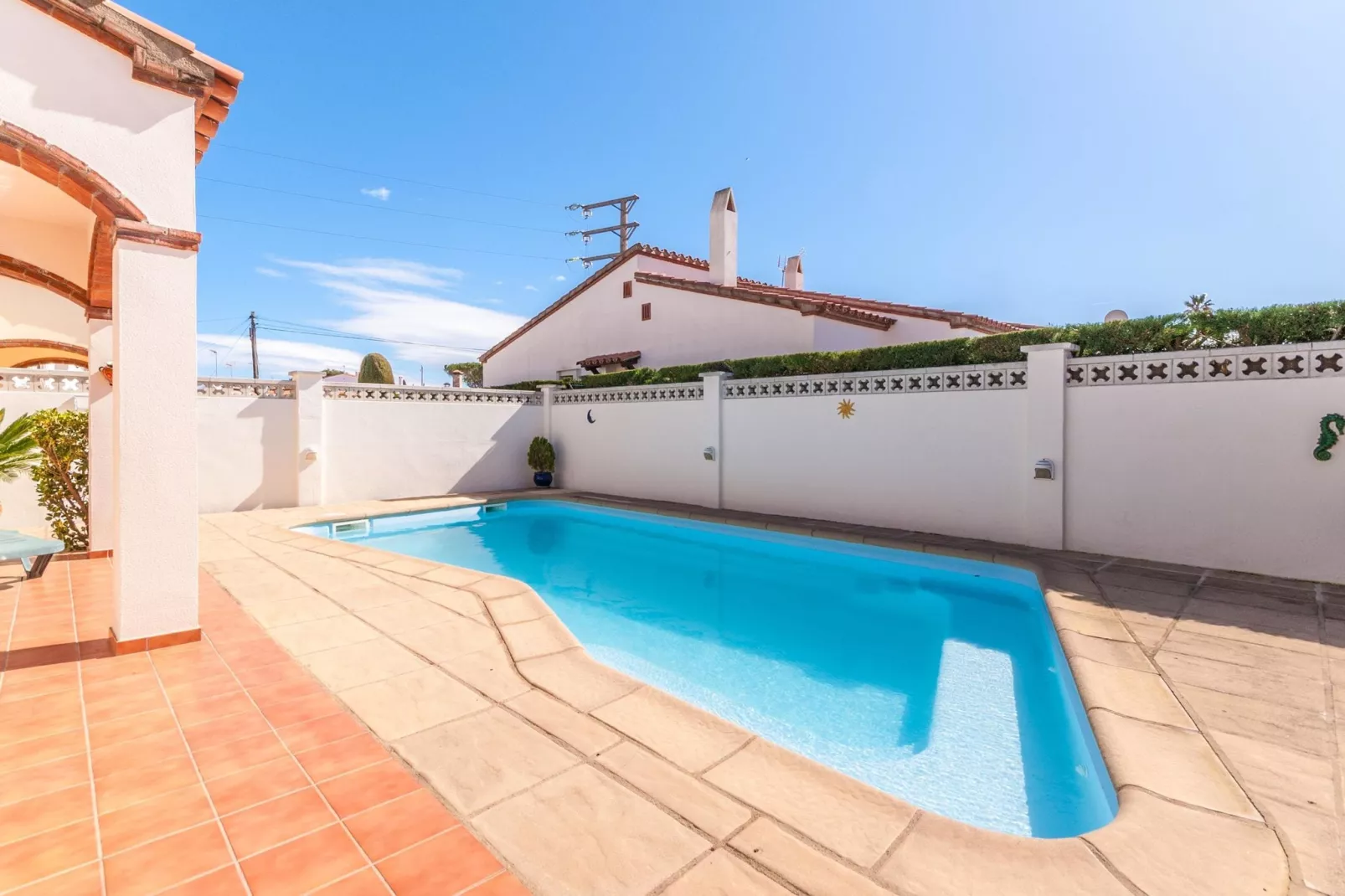 Vrijstaande vakantiewoning in L'Escala met privézwembad-Zwembad