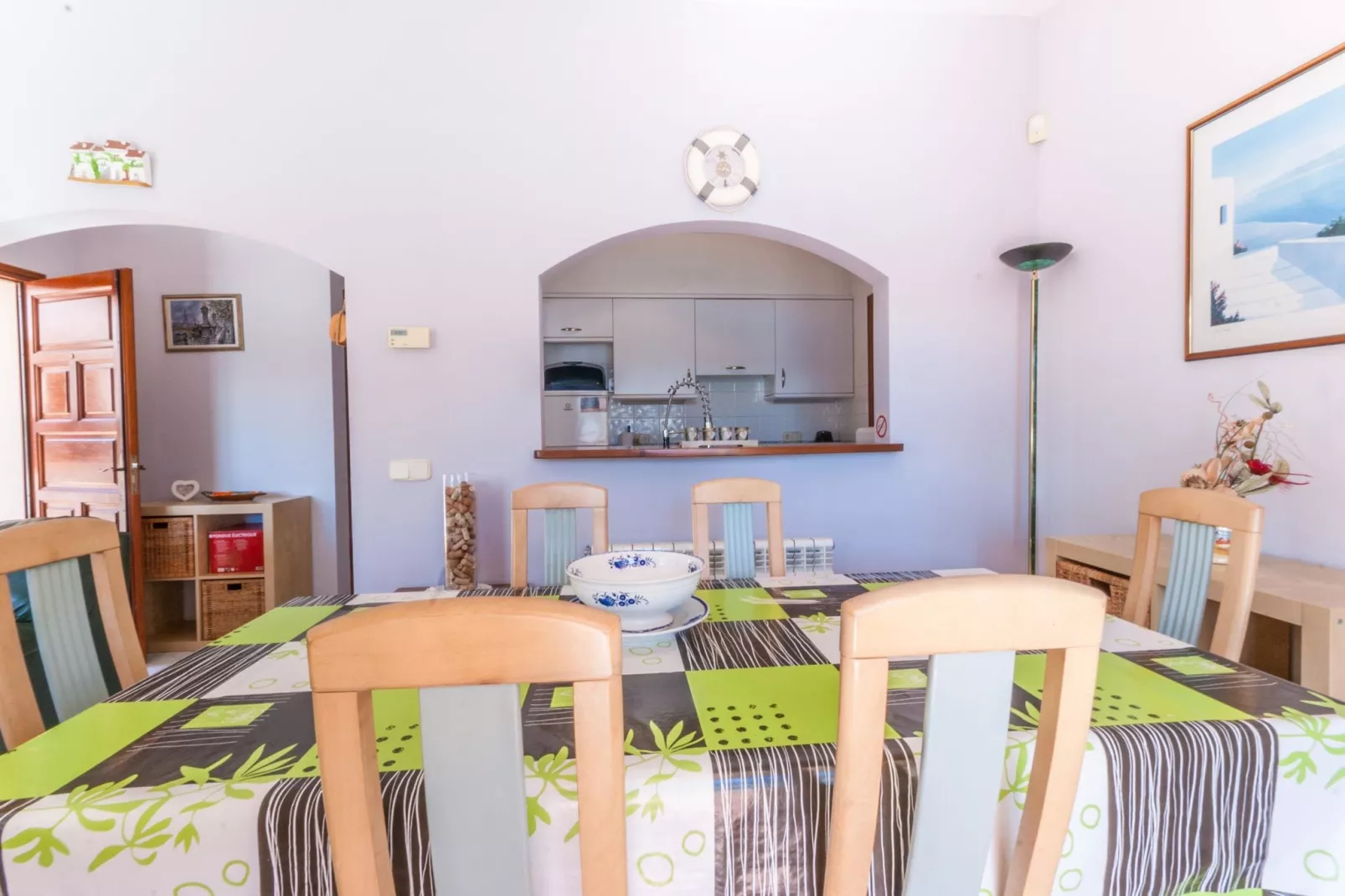Vrijstaande vakantiewoning in L'Escala met privézwembad-Eetkamer
