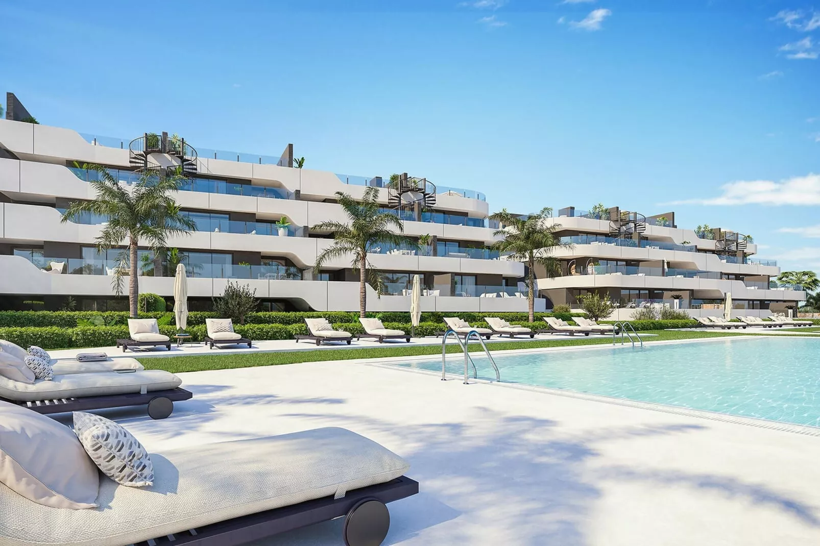 The Golden Oasis - Luxurious 3 Bedroom Penthouse with Gym & Spa facilities-Tuinen zomer