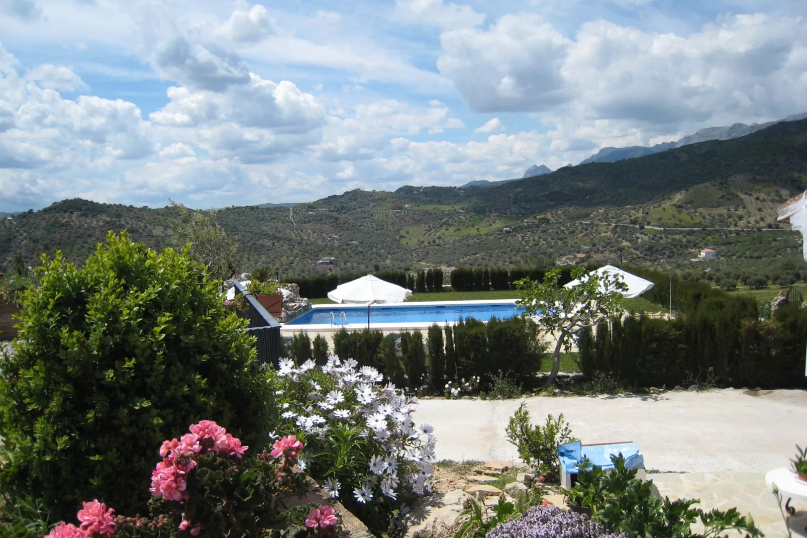 Cortijo las Monjas-Tuinen zomer