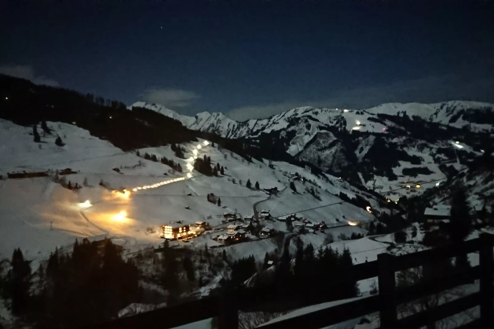 Prachtig appartement in Salzburgerland met zonnig balkon-Uitzicht winter