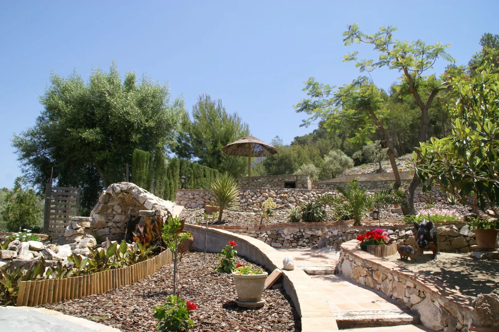 Cortijo Ricardo-Tuinen zomer