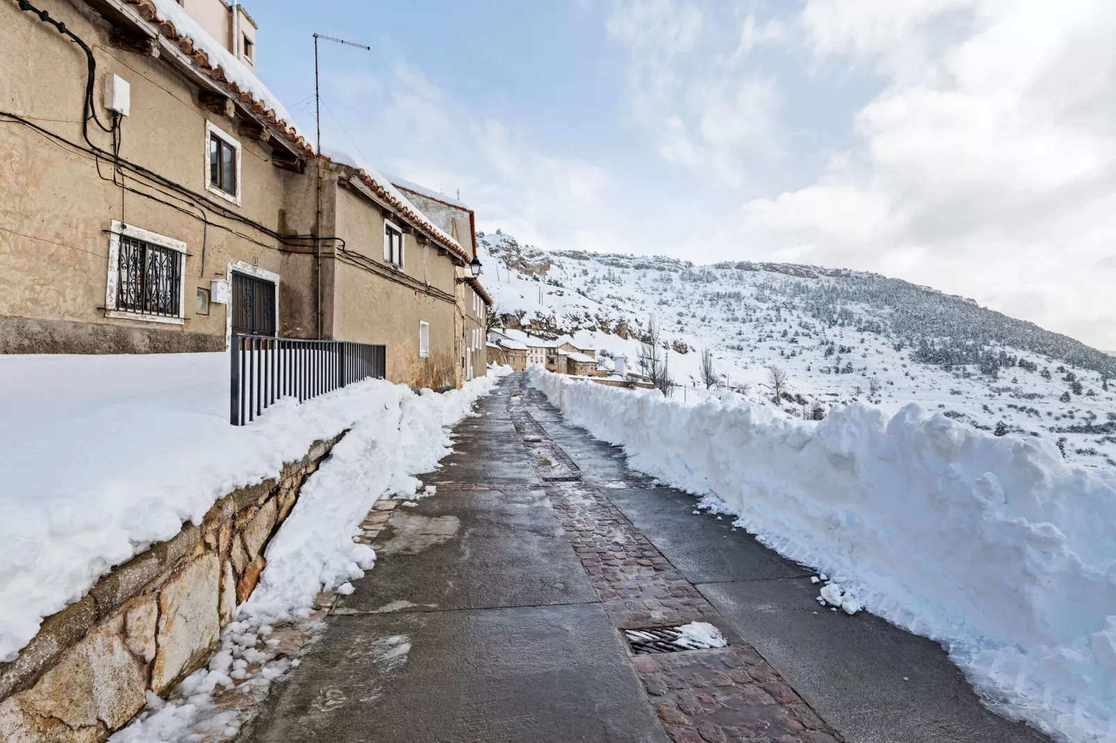 Apartamentos Sierra de Gudar-Uitzicht winter