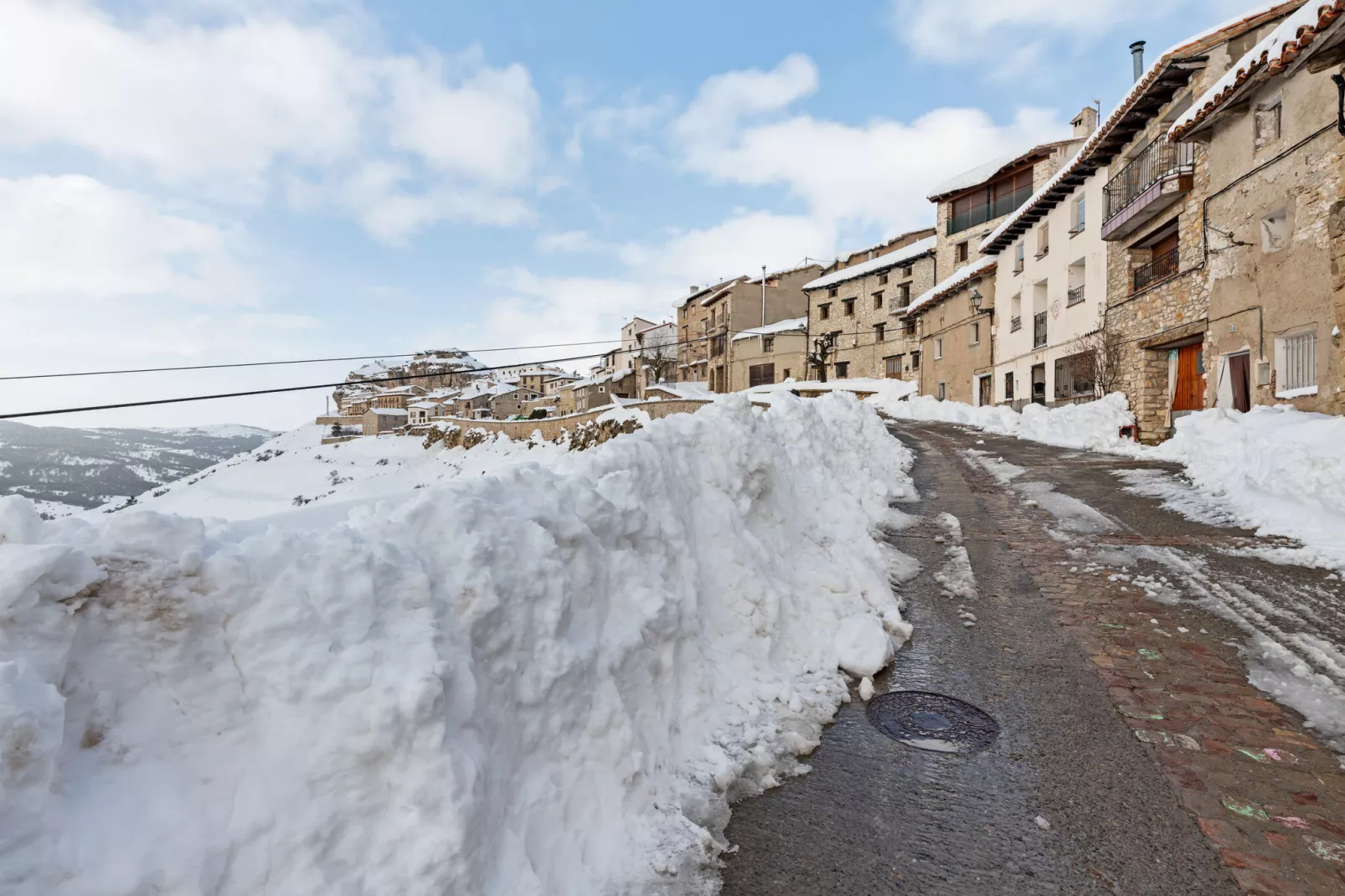 Apartamentos Sierra de Gudar-Uitzicht winter