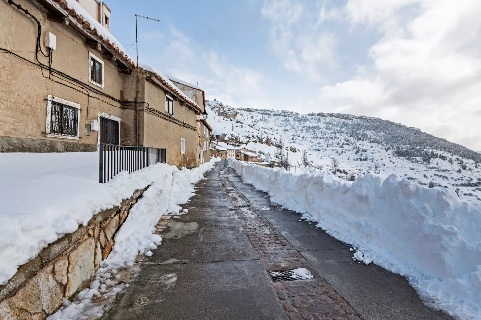 Apartamento Sierra de Gudar-Uitzicht winter