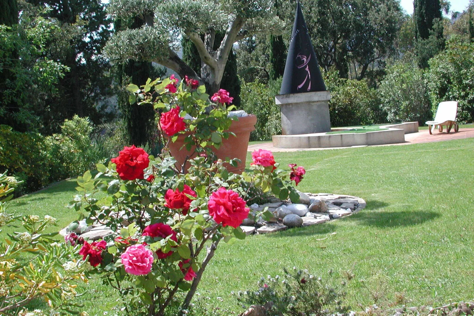 Villa Mandelieu la Napoule-Tuinen zomer