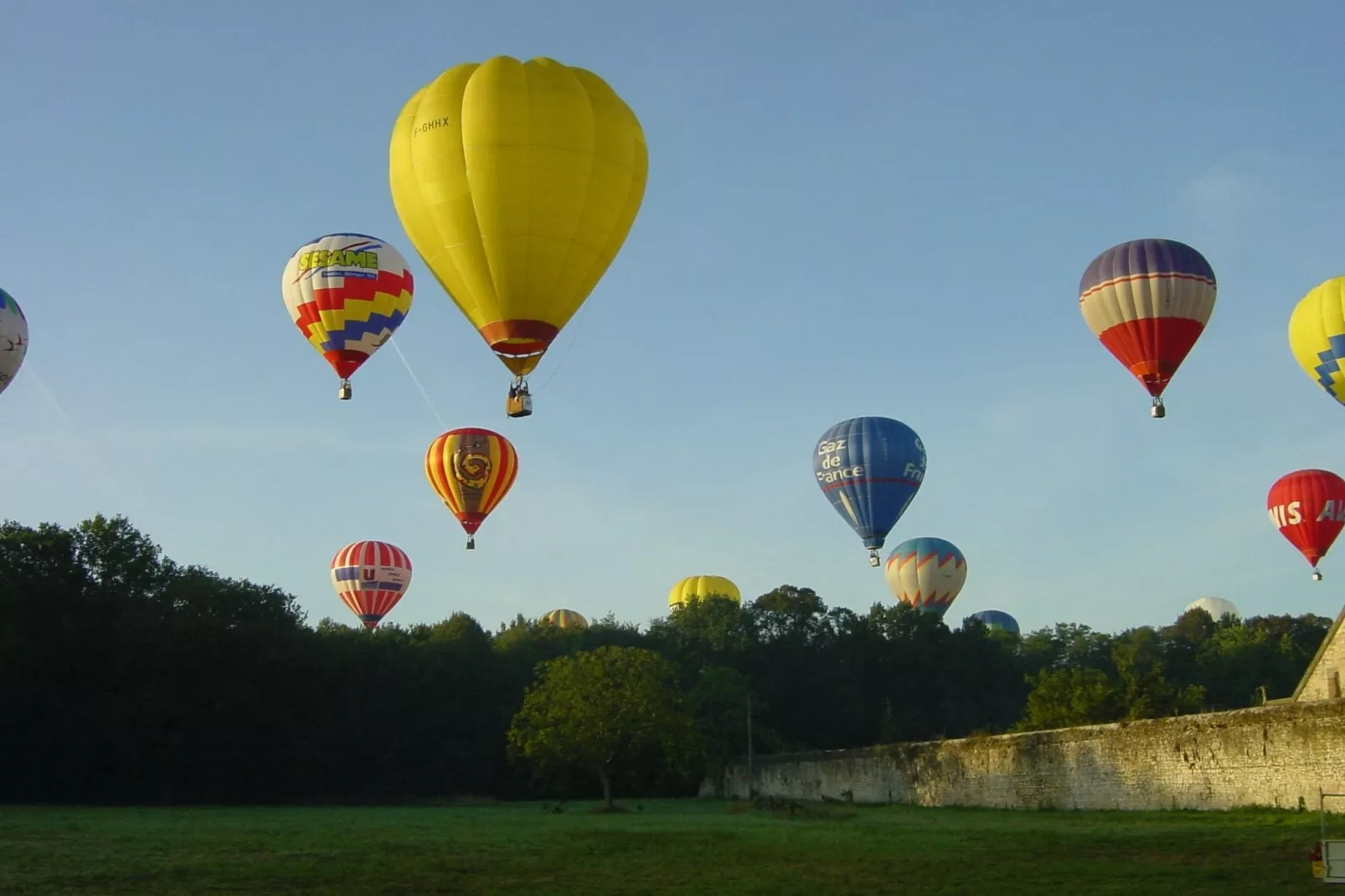 Château la Colombie-Gebieden zomer 20km