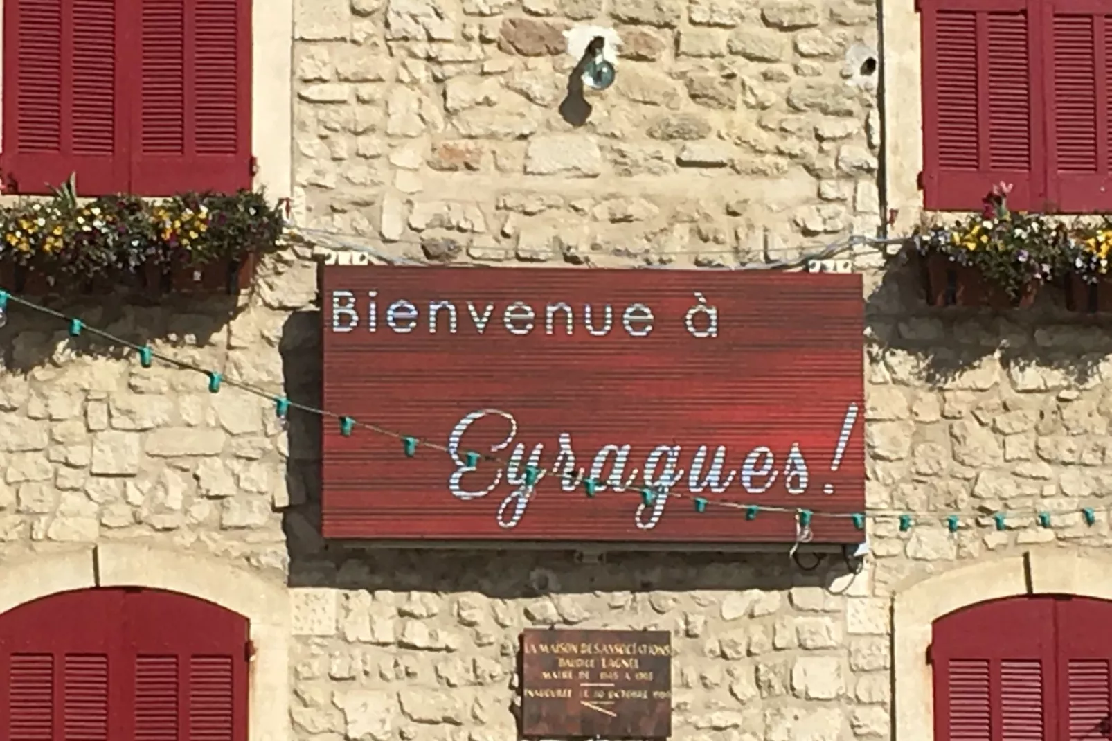 Bastide provencale-Gebieden zomer 1km