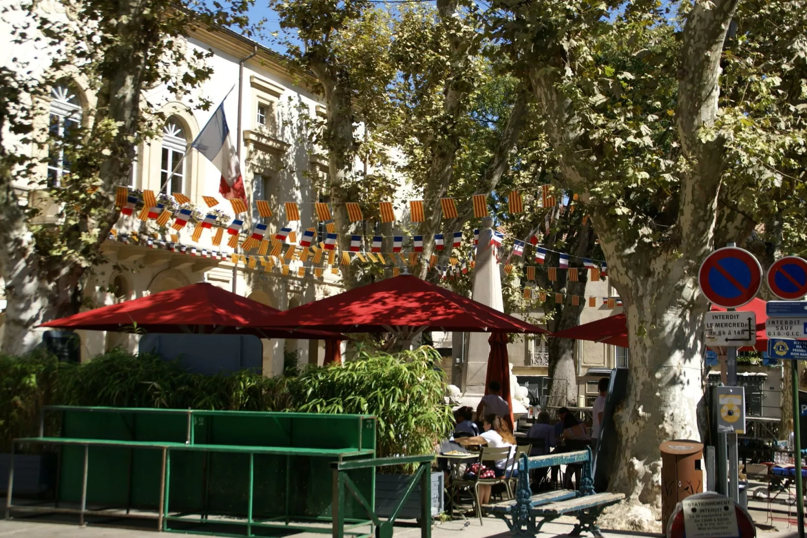 Bastide provencale-Gebieden zomer 5km