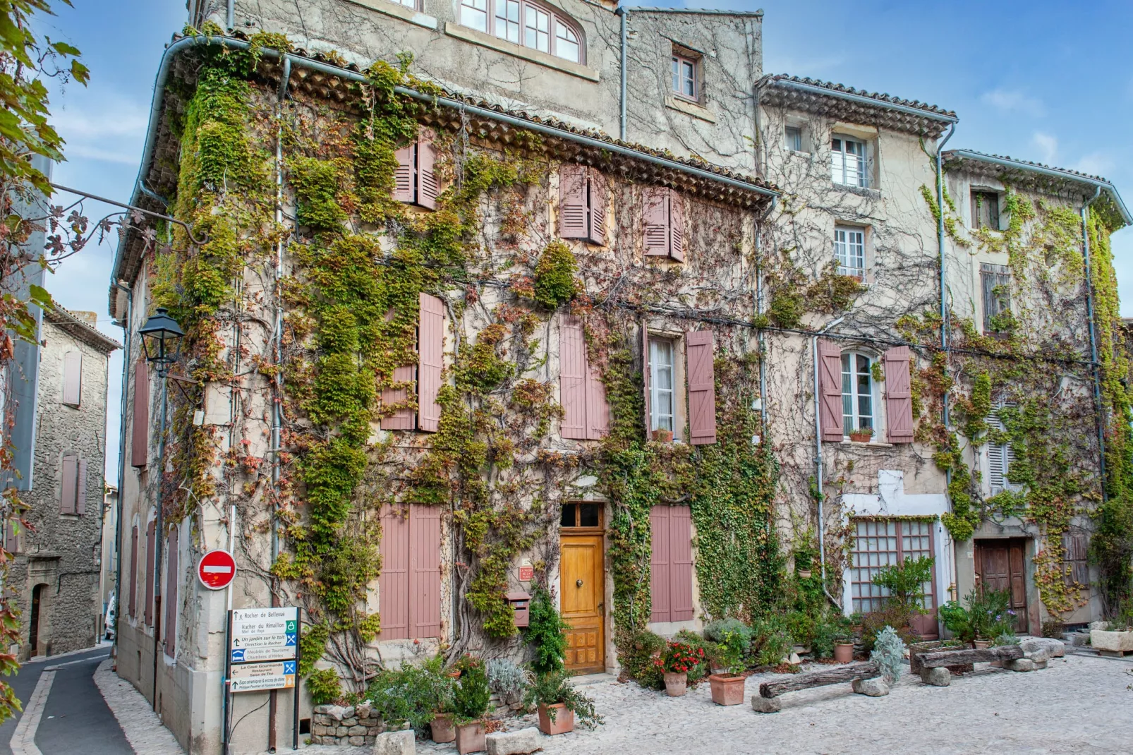 Luberon-Gebieden zomer 1km