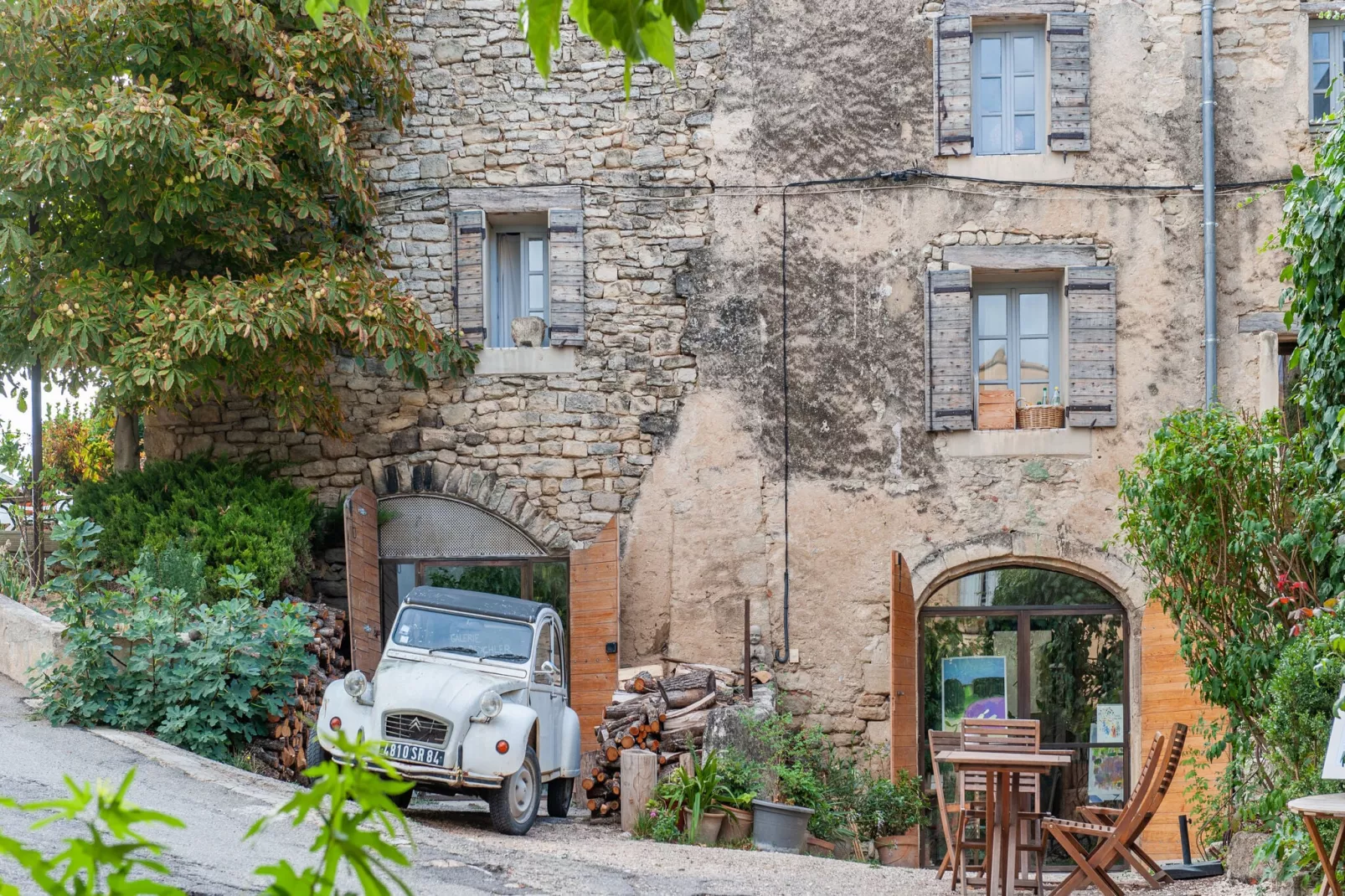 Luberon-Gebieden zomer 20km