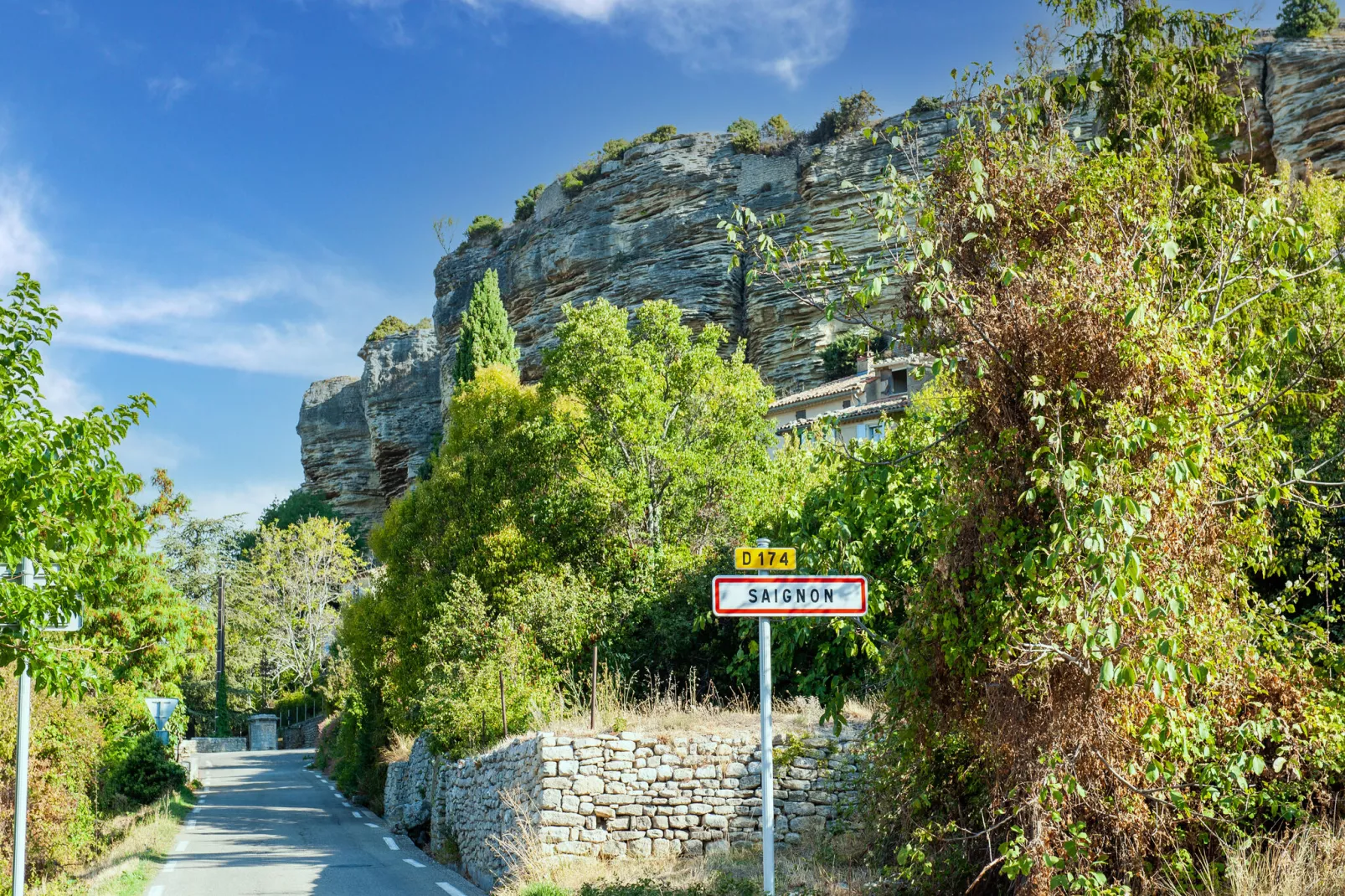 Luberon-Gebieden zomer 20km