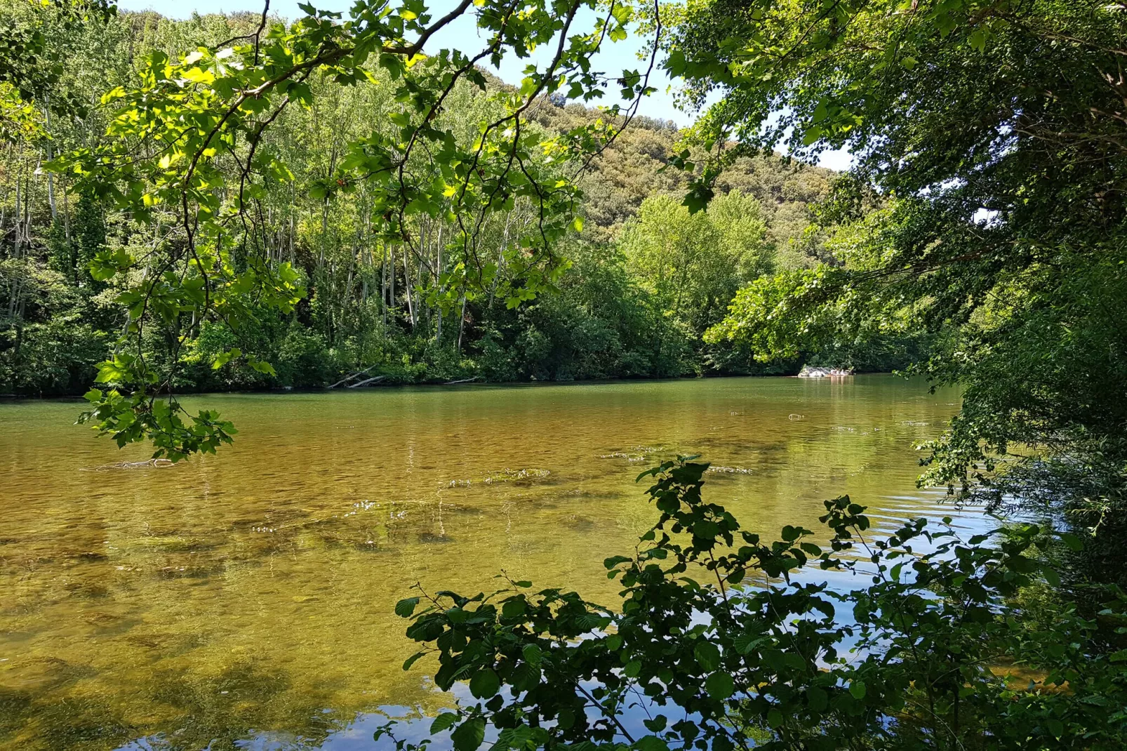 Au bord de L'Orb-Gebieden zomer 1km