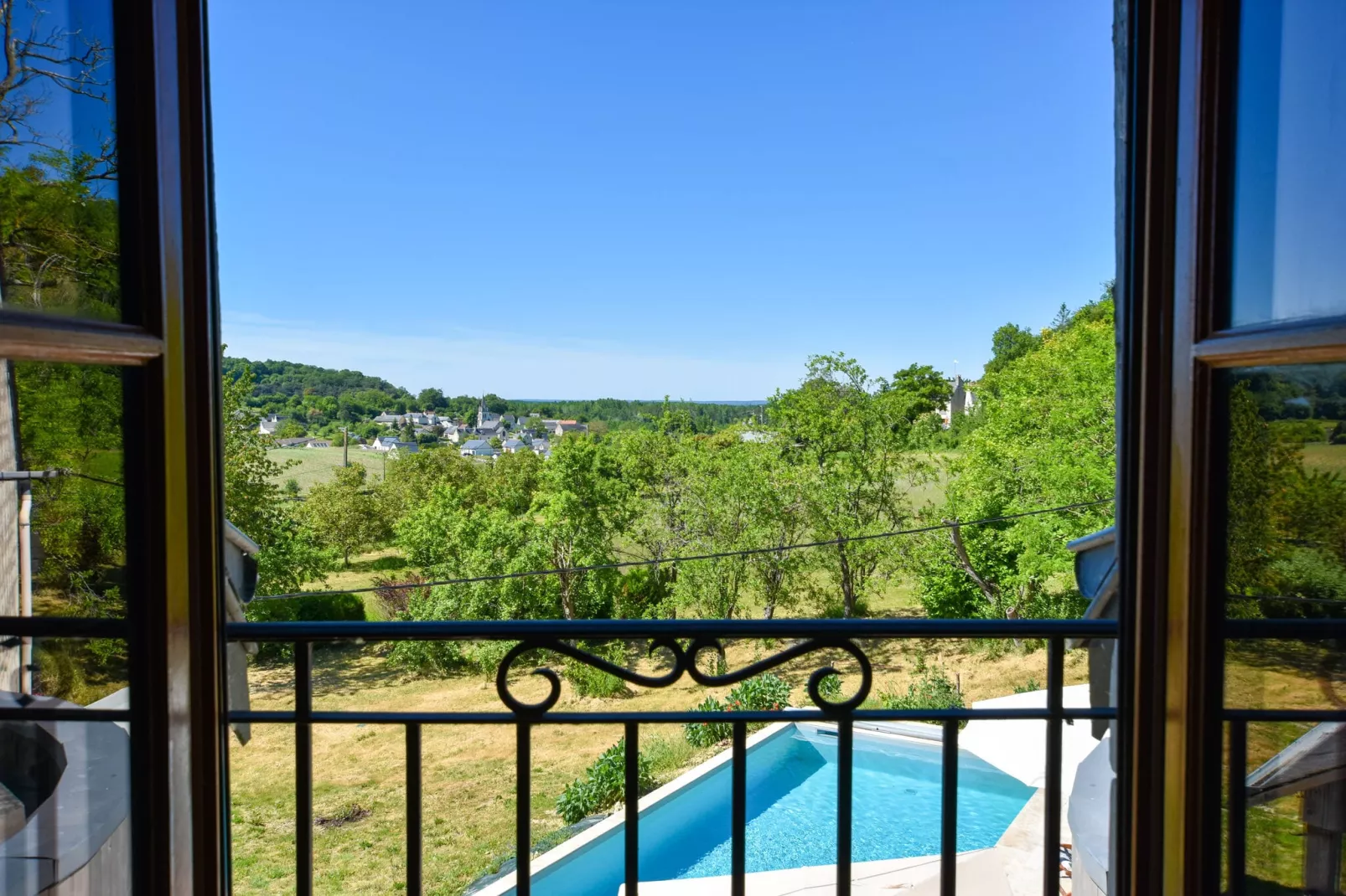 Gite vallée de la Loire-Uitzicht zomer