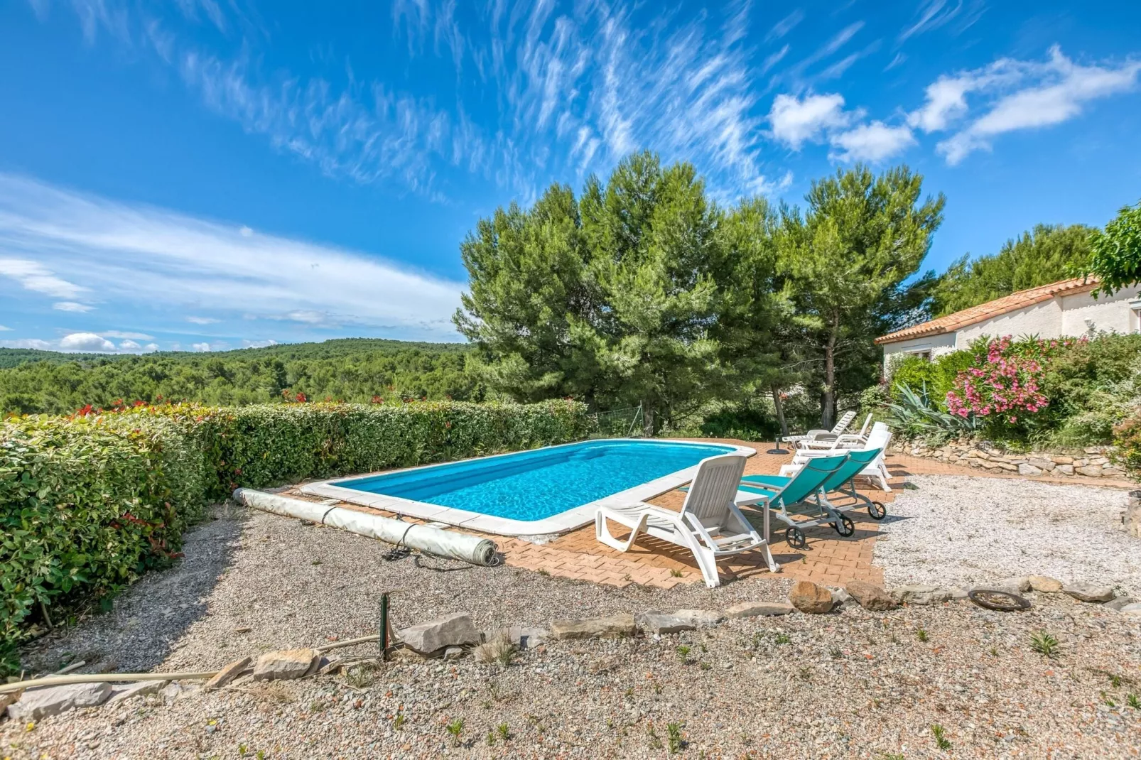 Villa Piscine As Mourels-Zwembad