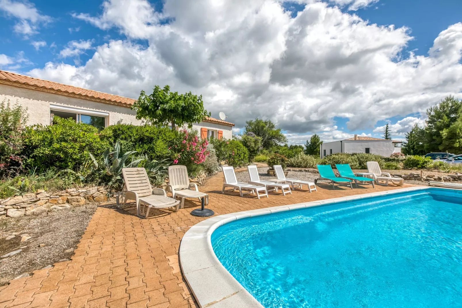 Villa Piscine As Mourels-Zwembad
