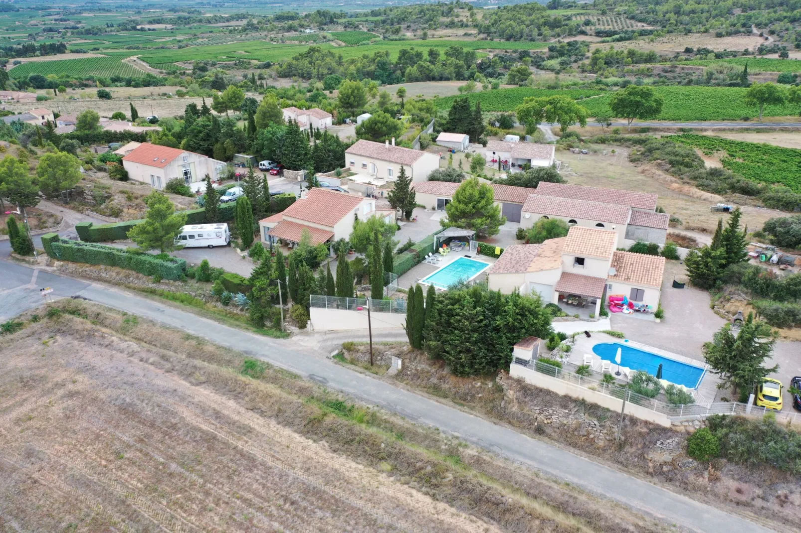 Villa Canissa-Uitzicht zomer