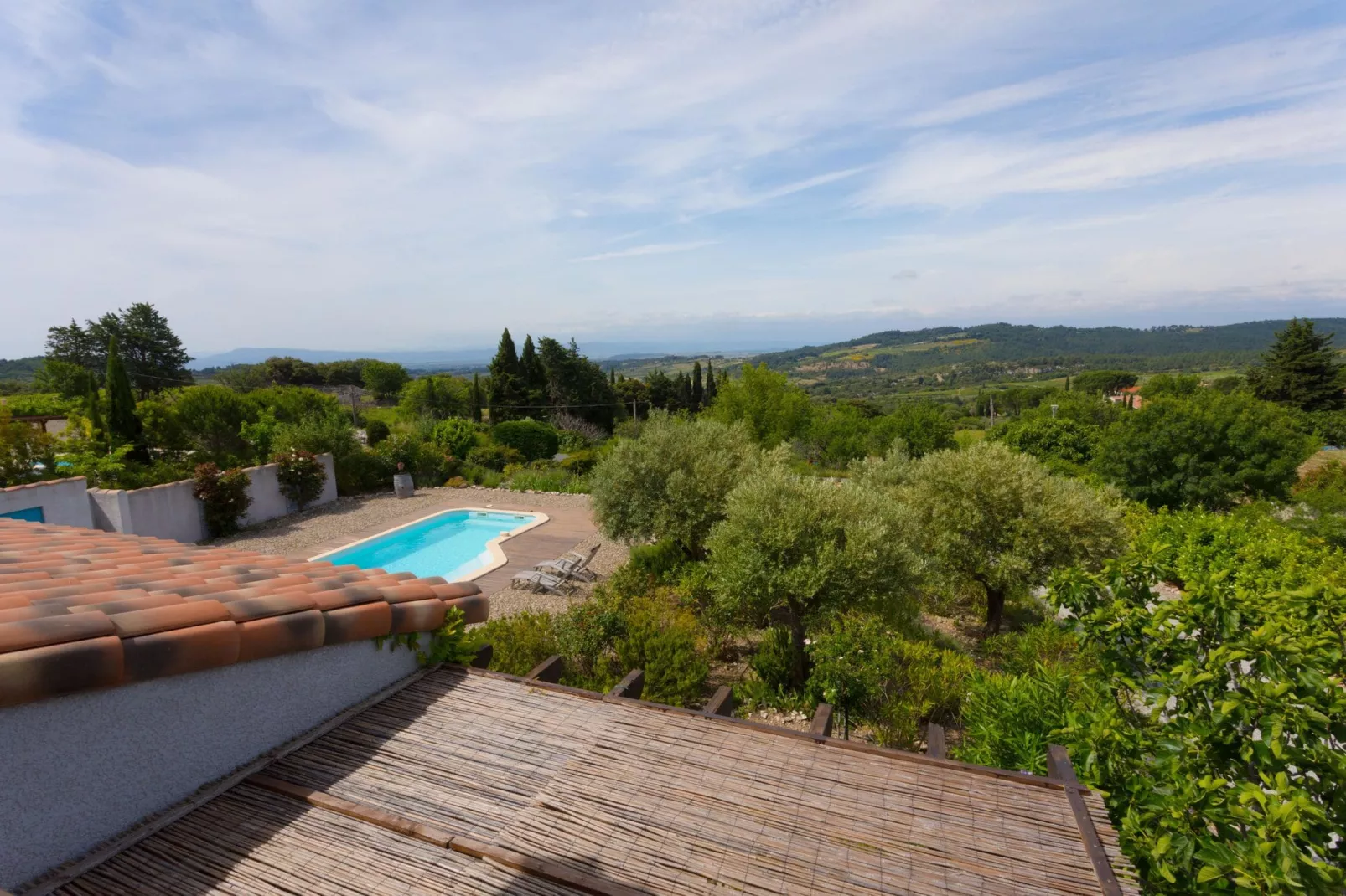 Villa Lézard Bleu-Uitzicht zomer