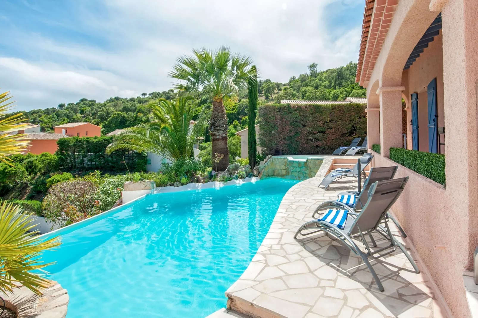 Villa Capussambres-Zwembad