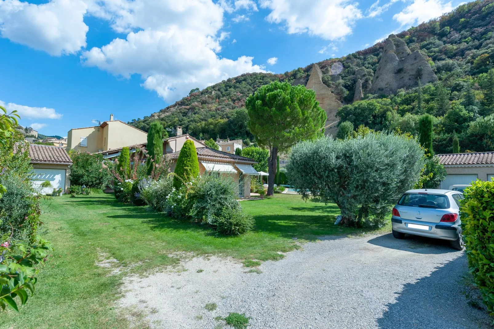 Villa Provence-Gebieden zomer 1km